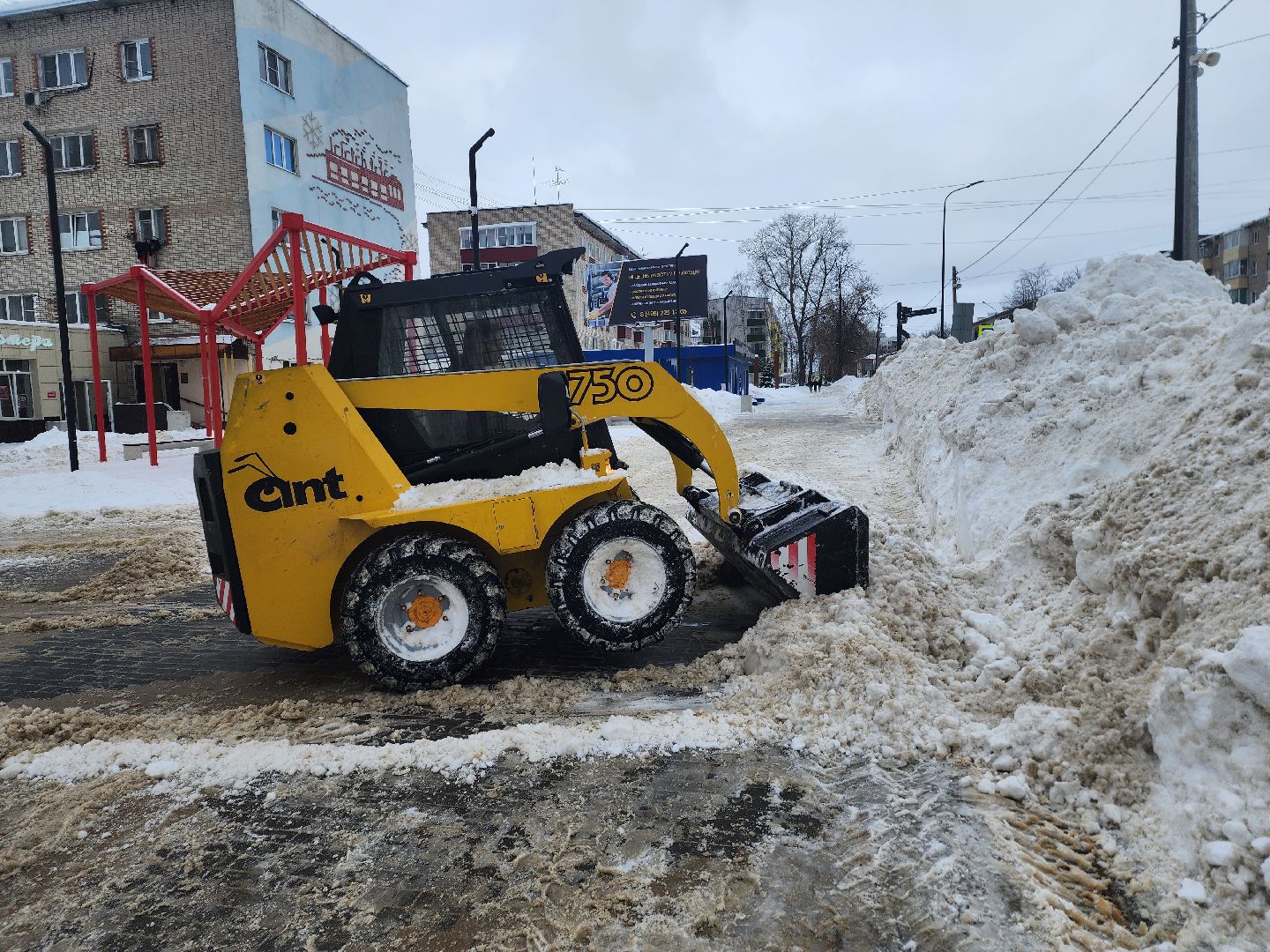 шатура, уборка снега и наледи, жкх и благоустройство, жкх подмосковье,