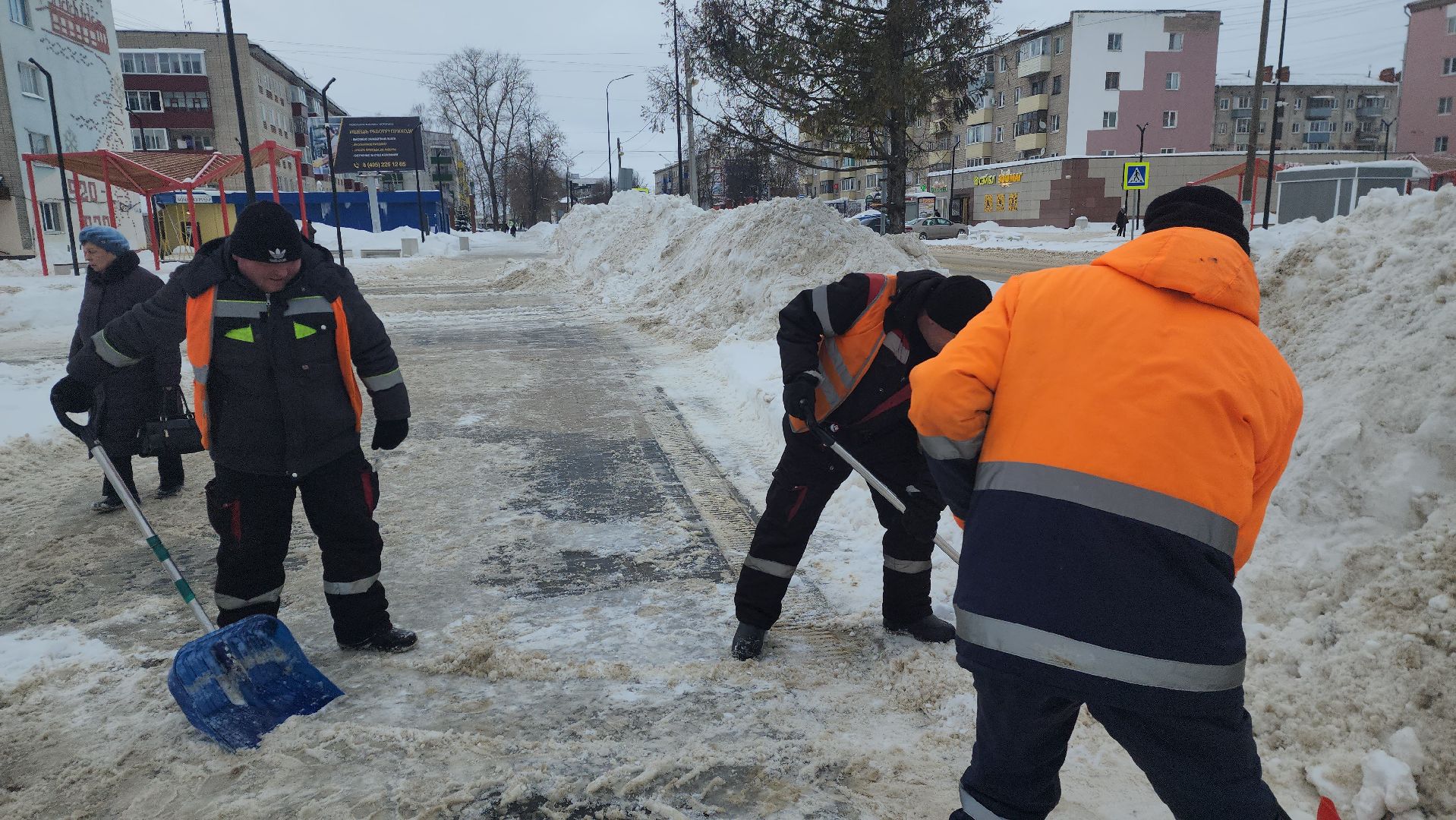 шатура, уборка снега и наледи, жкх и благоустройство, жкх подмосковье,