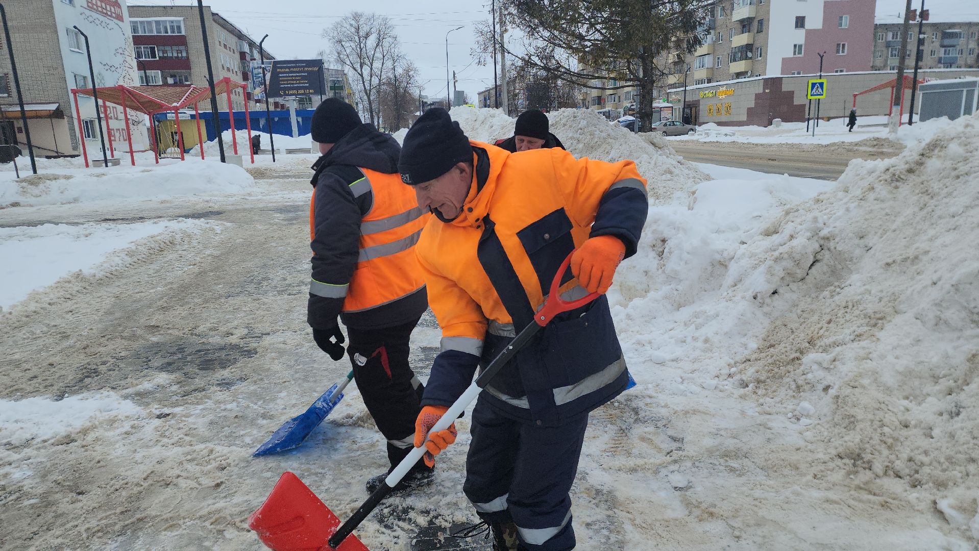 шатура, уборка снега и наледи, жкх и благоустройство, жкх подмосковье,