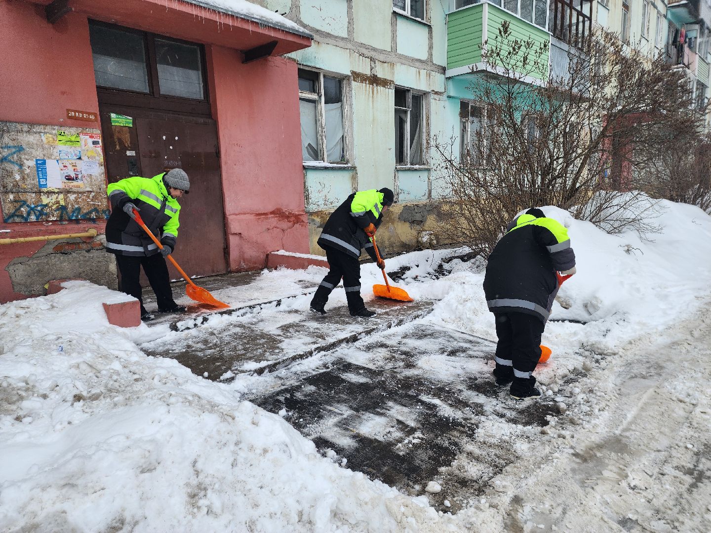 шатура, уборка снега и наледи, жкх и благоустройство, жкх подмосковье,
