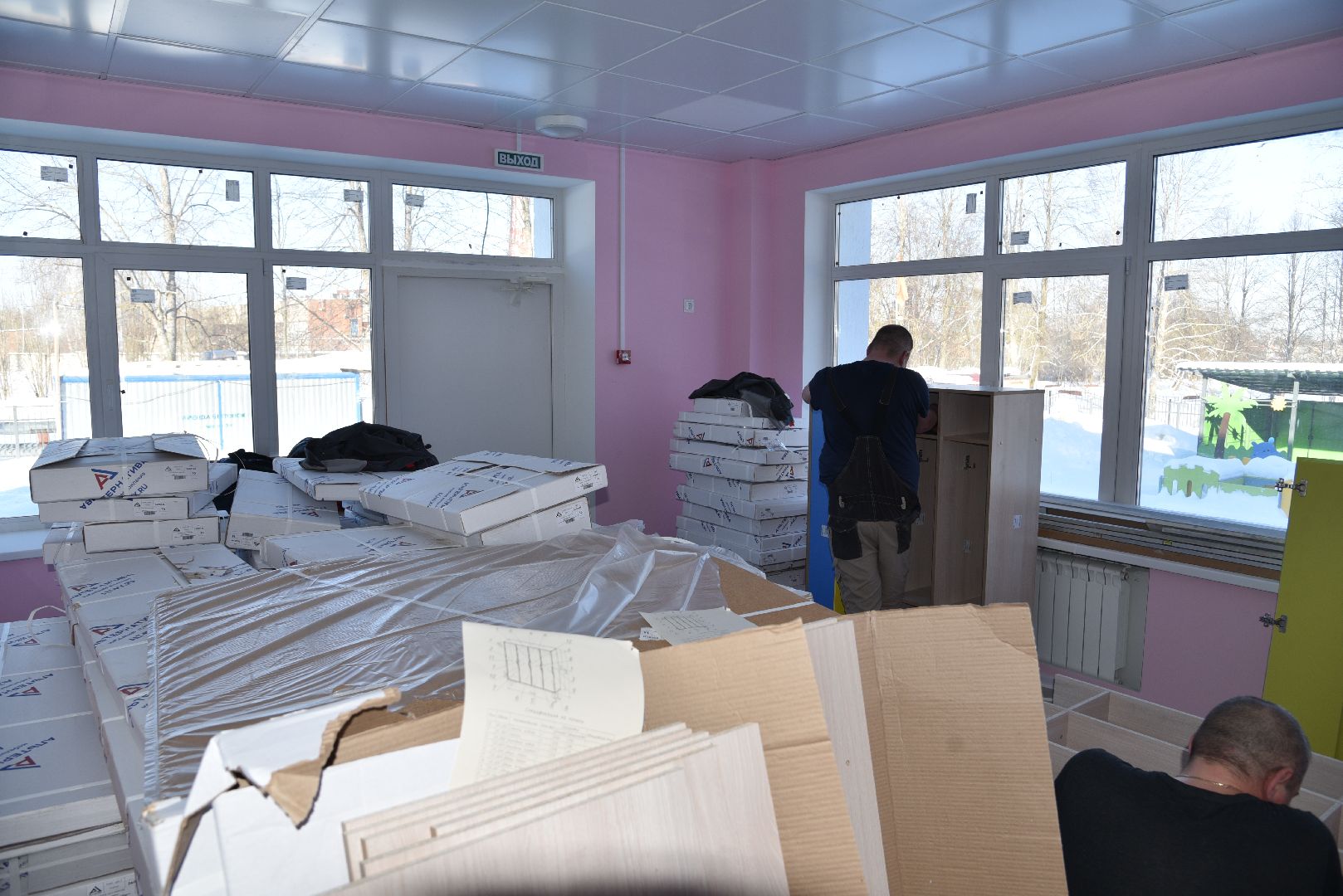 лотошино, капитальный ремонт детского сада, дети,