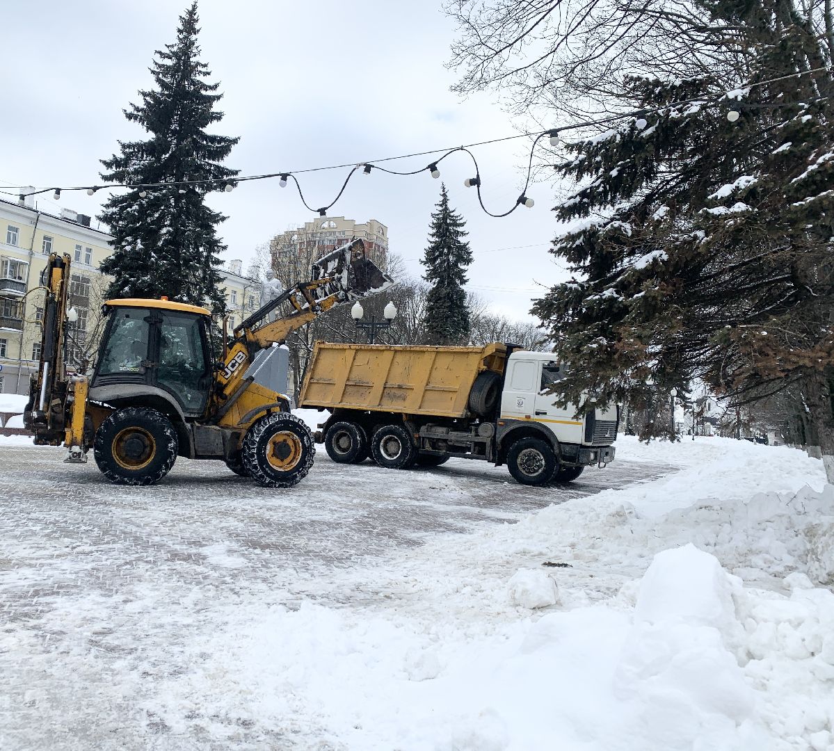 Балашиха, Подмосковье, Уборка дорог от снега и наледи, снегопад, дворники,