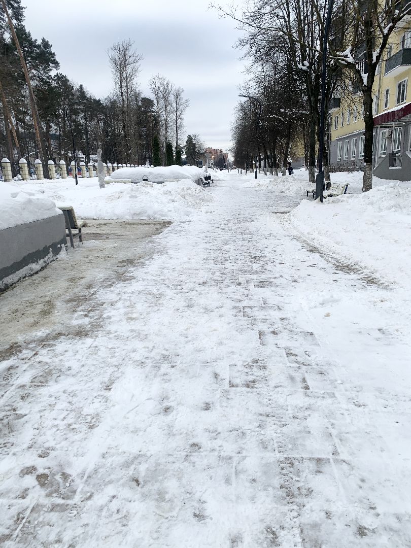 Балашиха, Подмосковье, Уборка дорог от снега и наледи, снегопад, дворники,