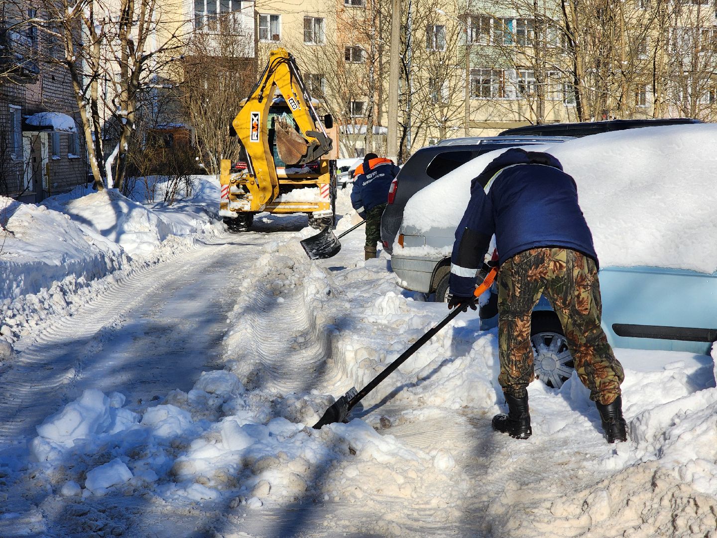 уборка снега, коммунальная техника, коммунальщики, руза, рузский городской округ, московская область, подмосковье,