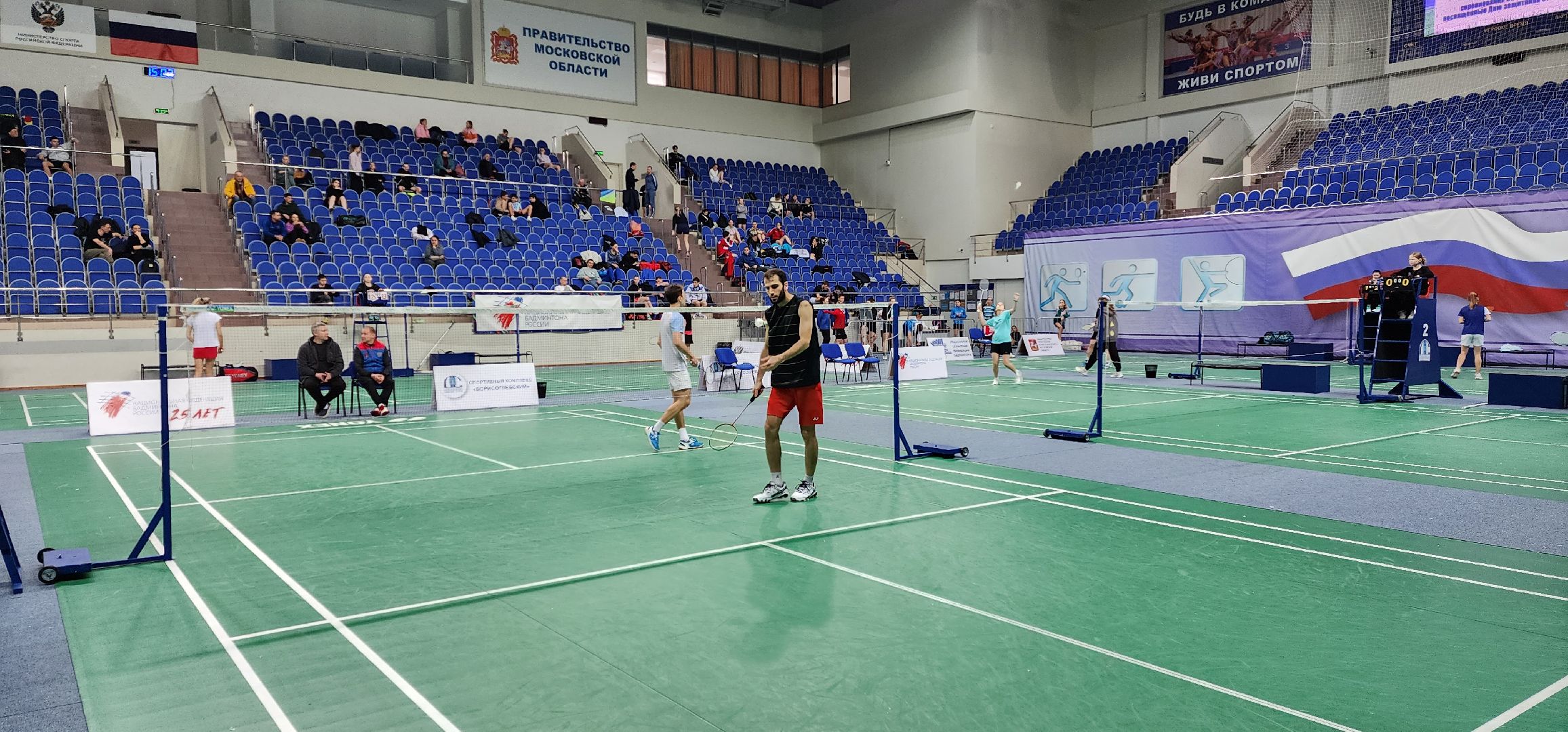 раменское, спорт, дс борисоглебский, всероссийский турнир по бадминтону,