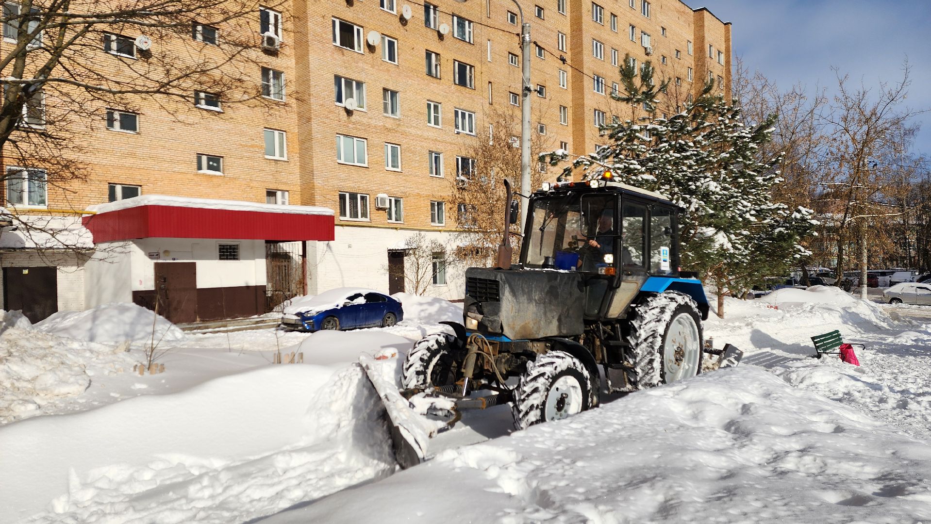Солнечногорск, уборка снега, ЖКХ, зима,