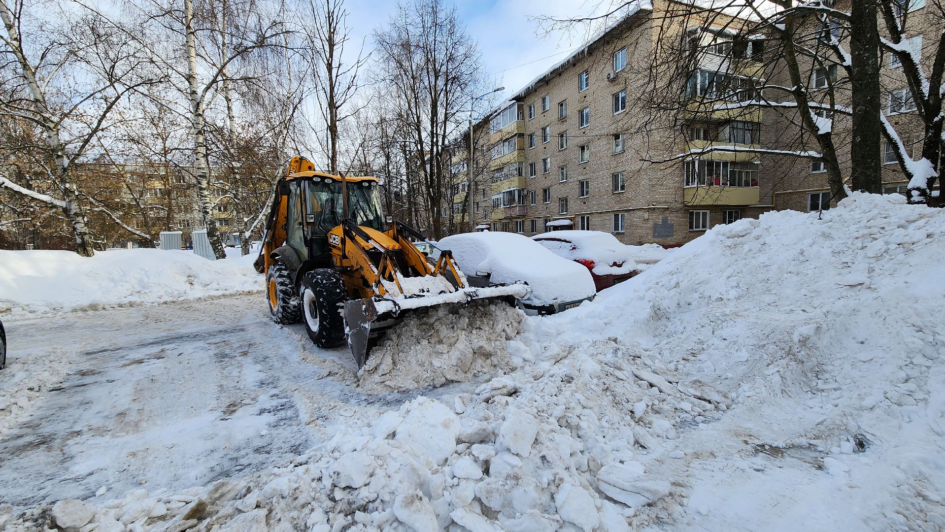 Солнечногорск, уборка снега, ЖКХ, зима,