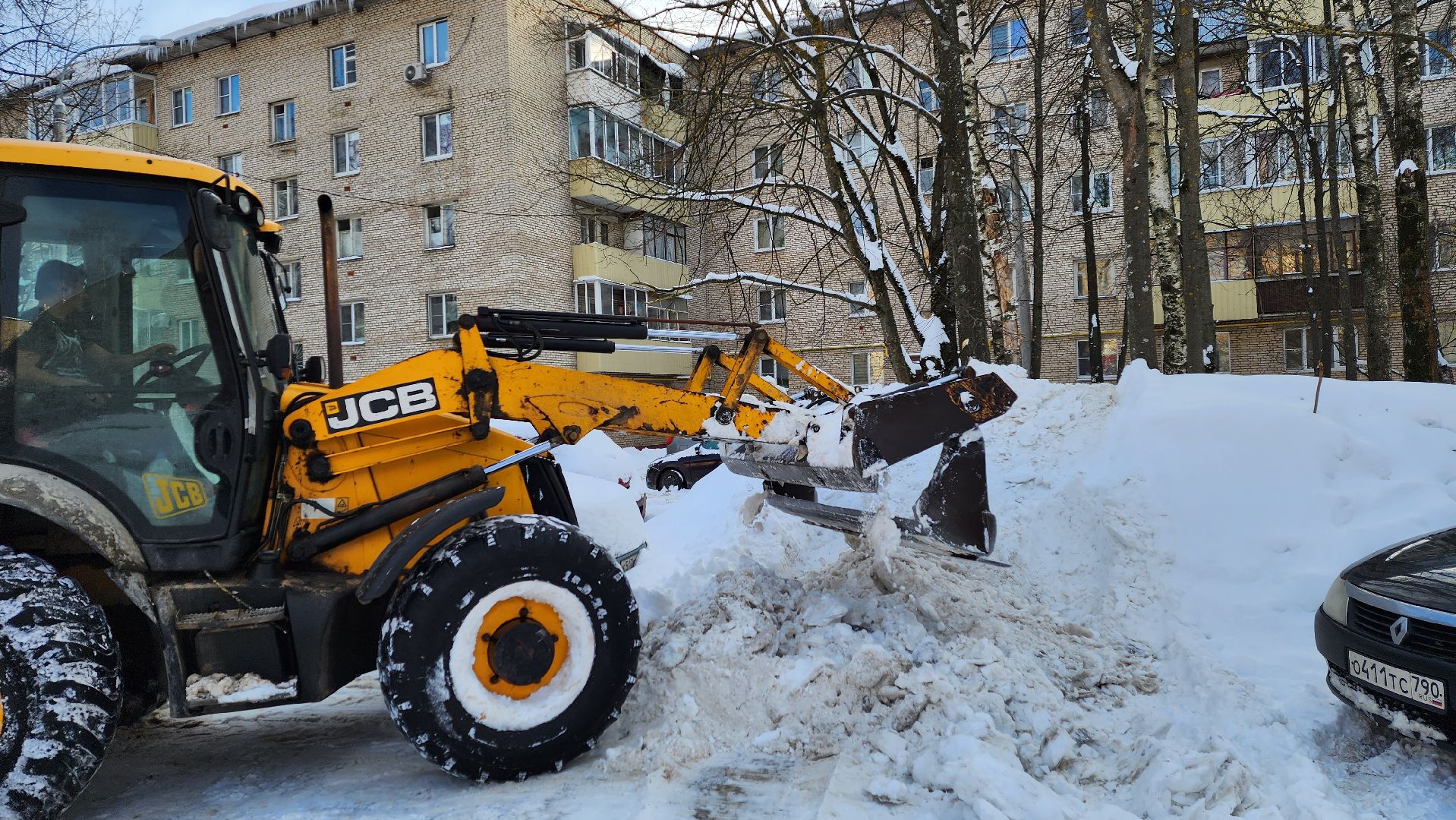 Солнечногорск, уборка снега, ЖКХ, зима,