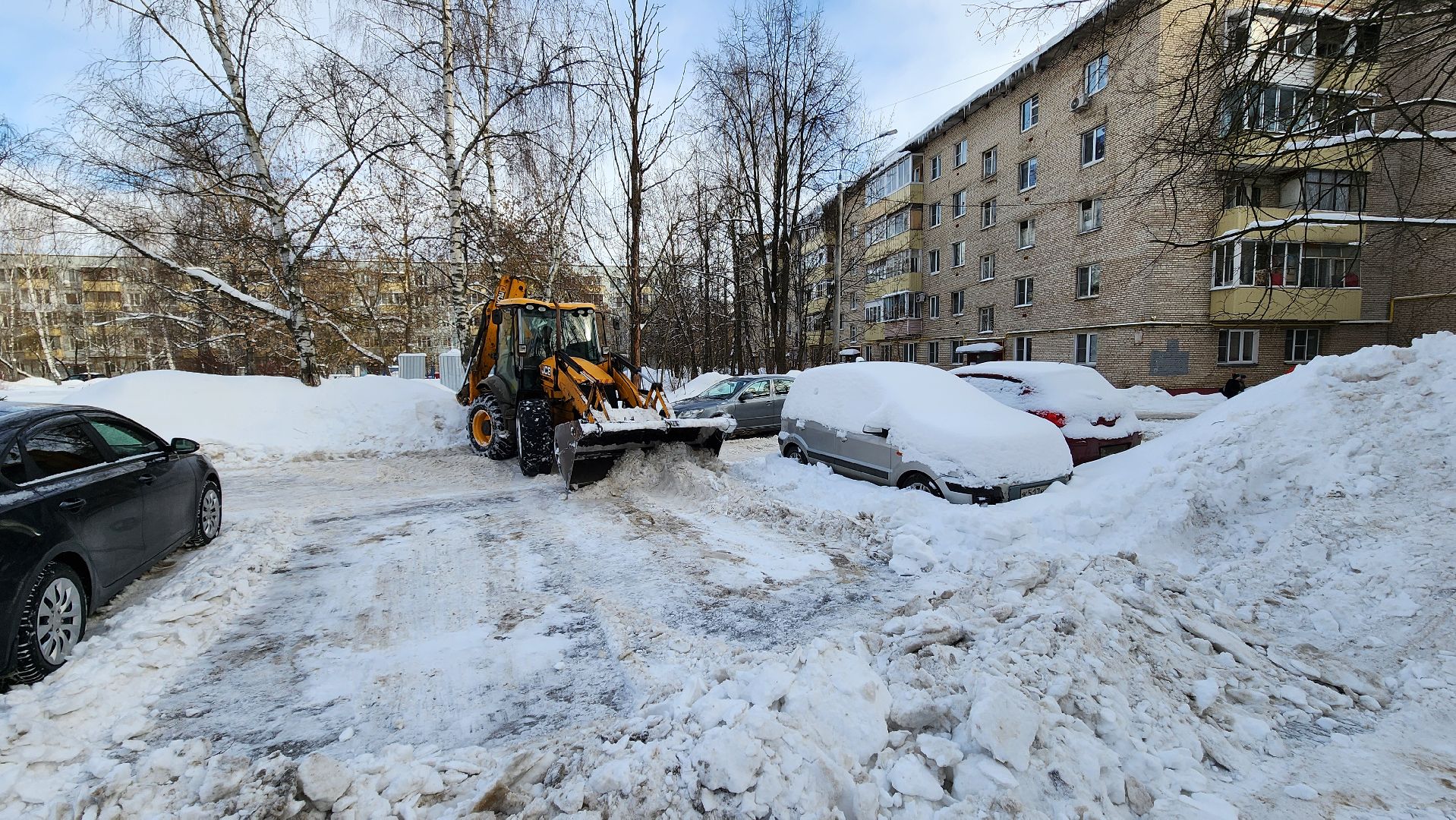 Солнечногорск, уборка снега, ЖКХ, зима,