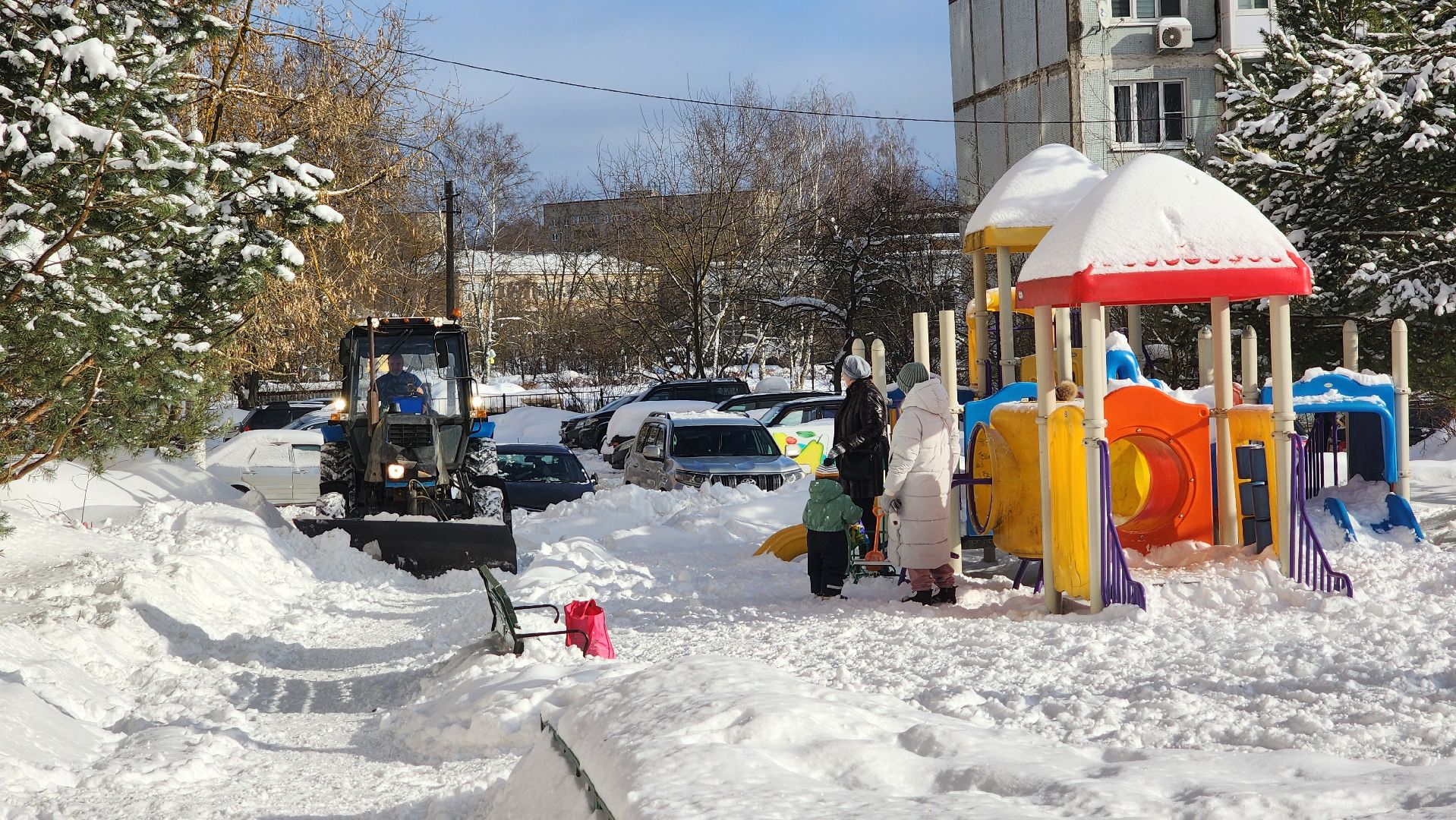 Солнечногорск, уборка снега, ЖКХ, зима,