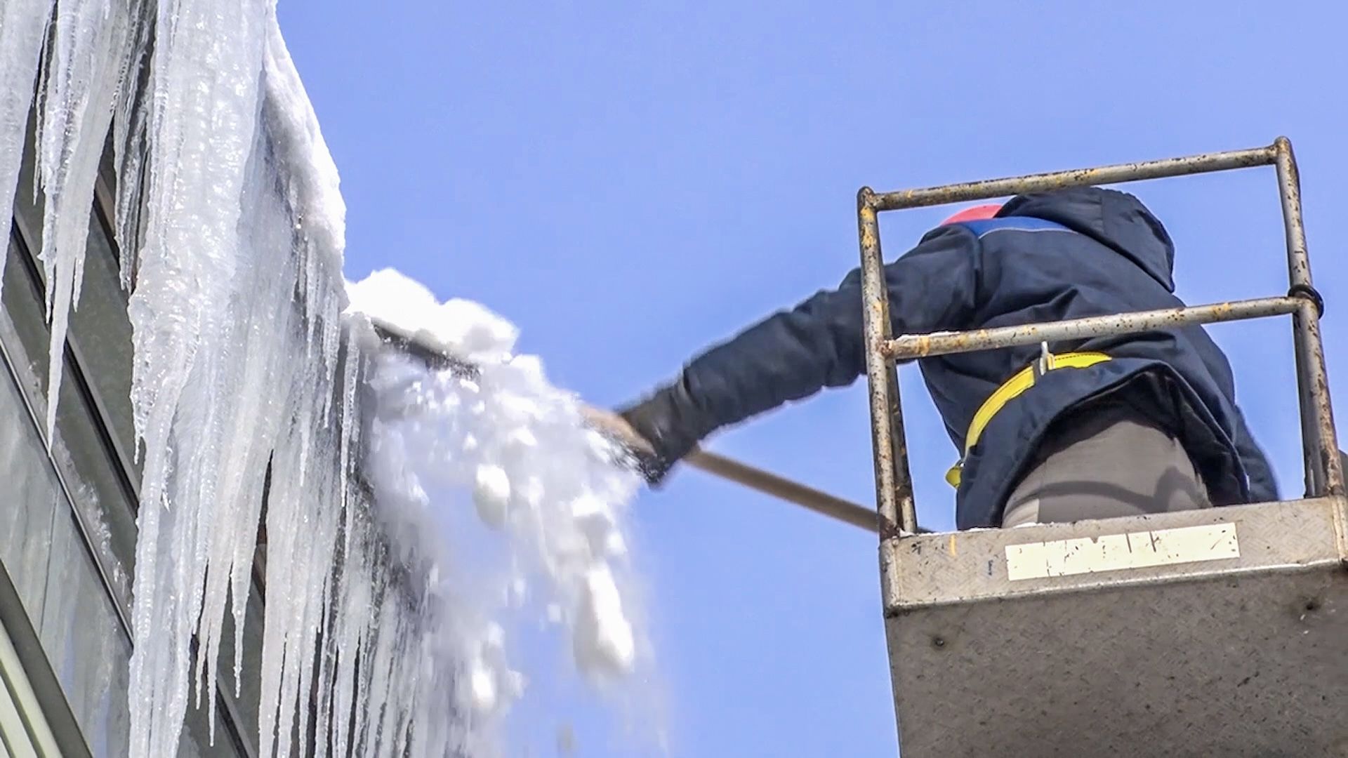 Клин, общество, ЖКХ, сосульки, зима,