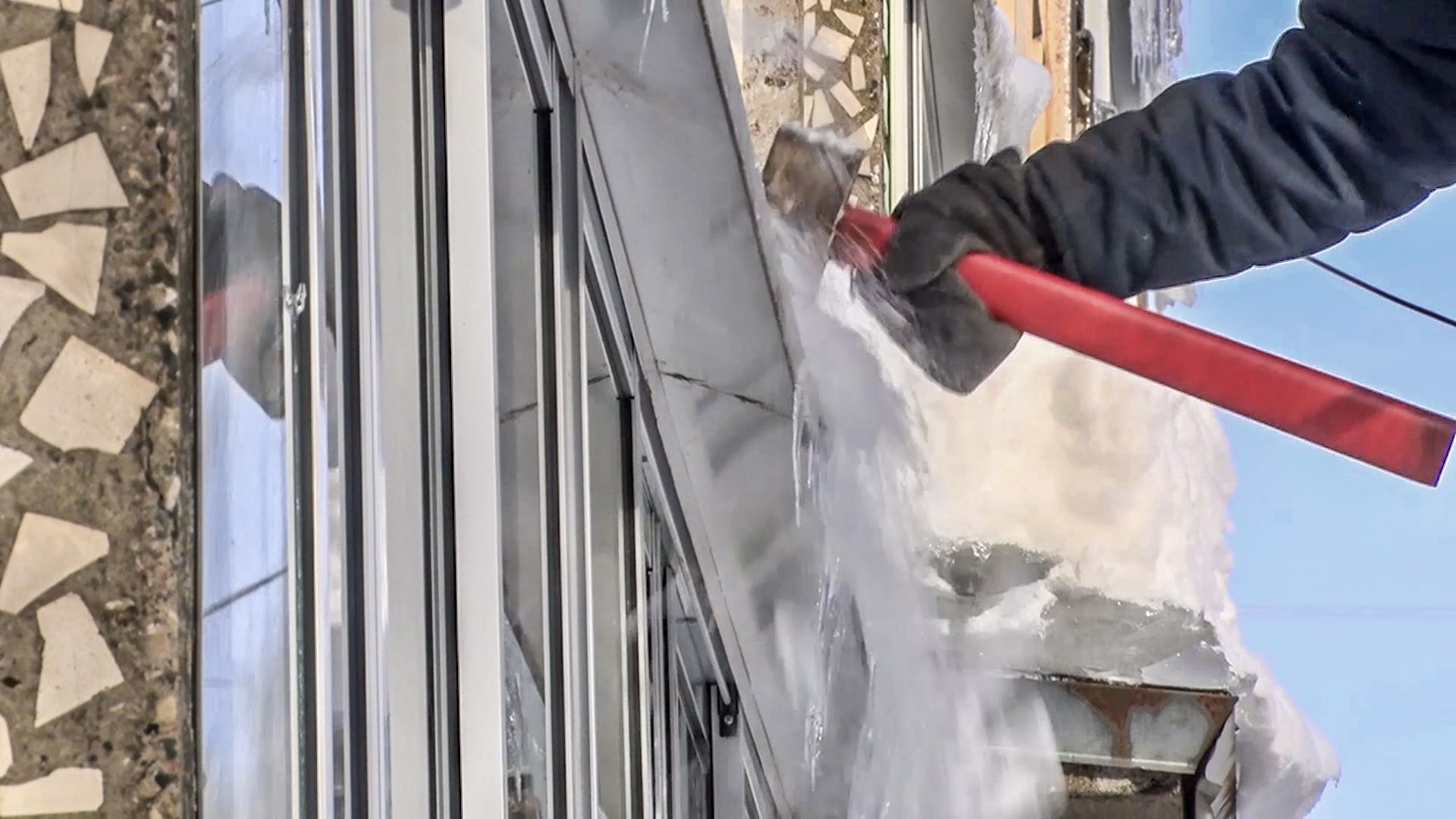 Клин, общество, ЖКХ, сосульки, зима,