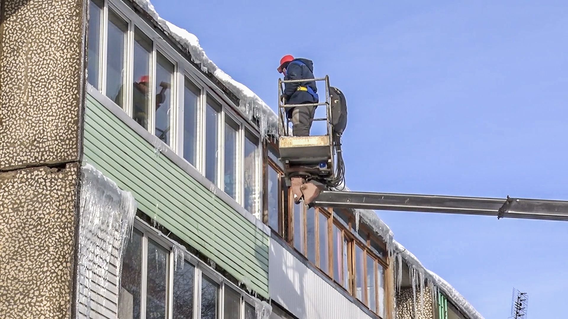 Клин, общество, ЖКХ, сосульки, зима,