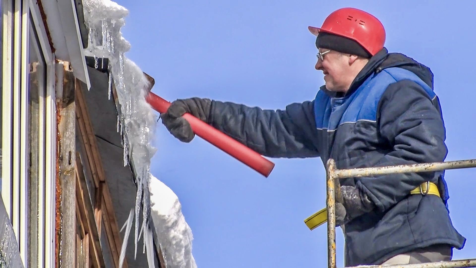 Клин, общество, ЖКХ, сосульки, зима,