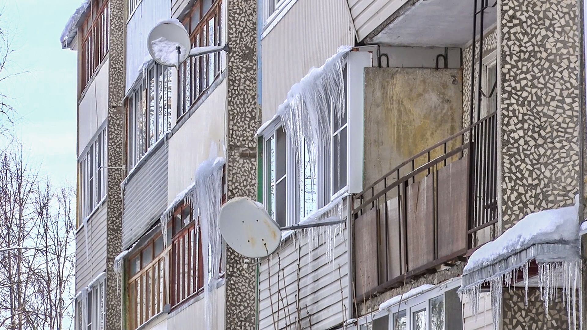 Клин, общество, ЖКХ, сосульки, зима,