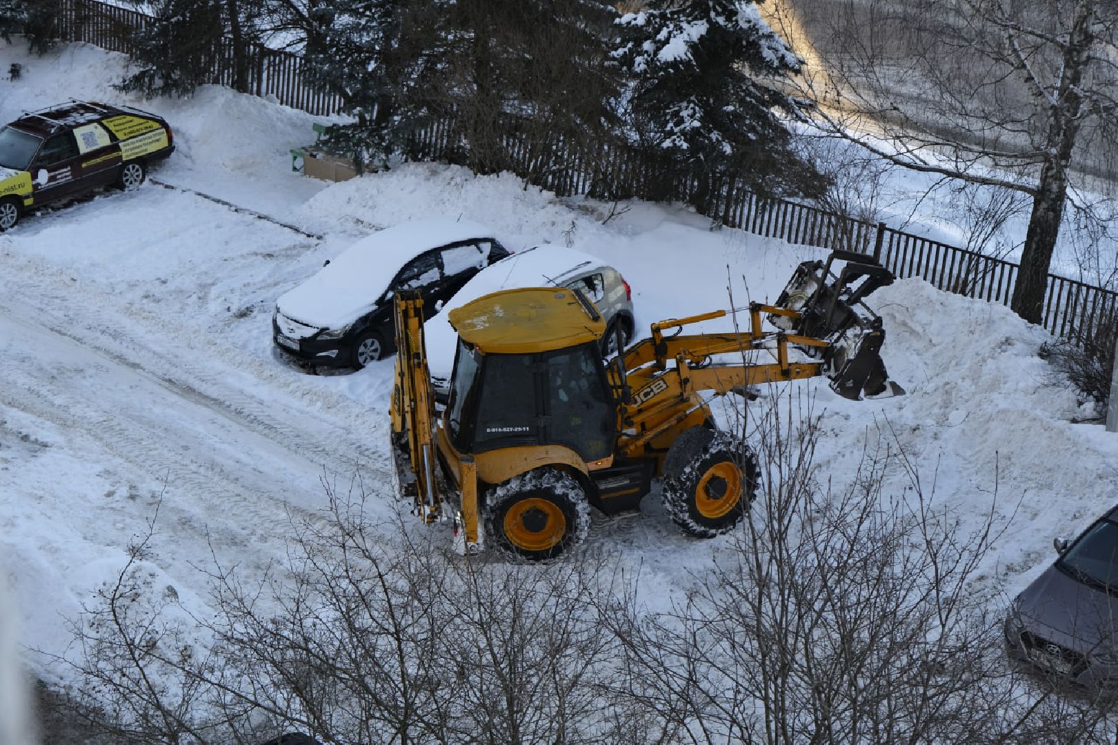 пущино, уборка снега, жкх, снег,