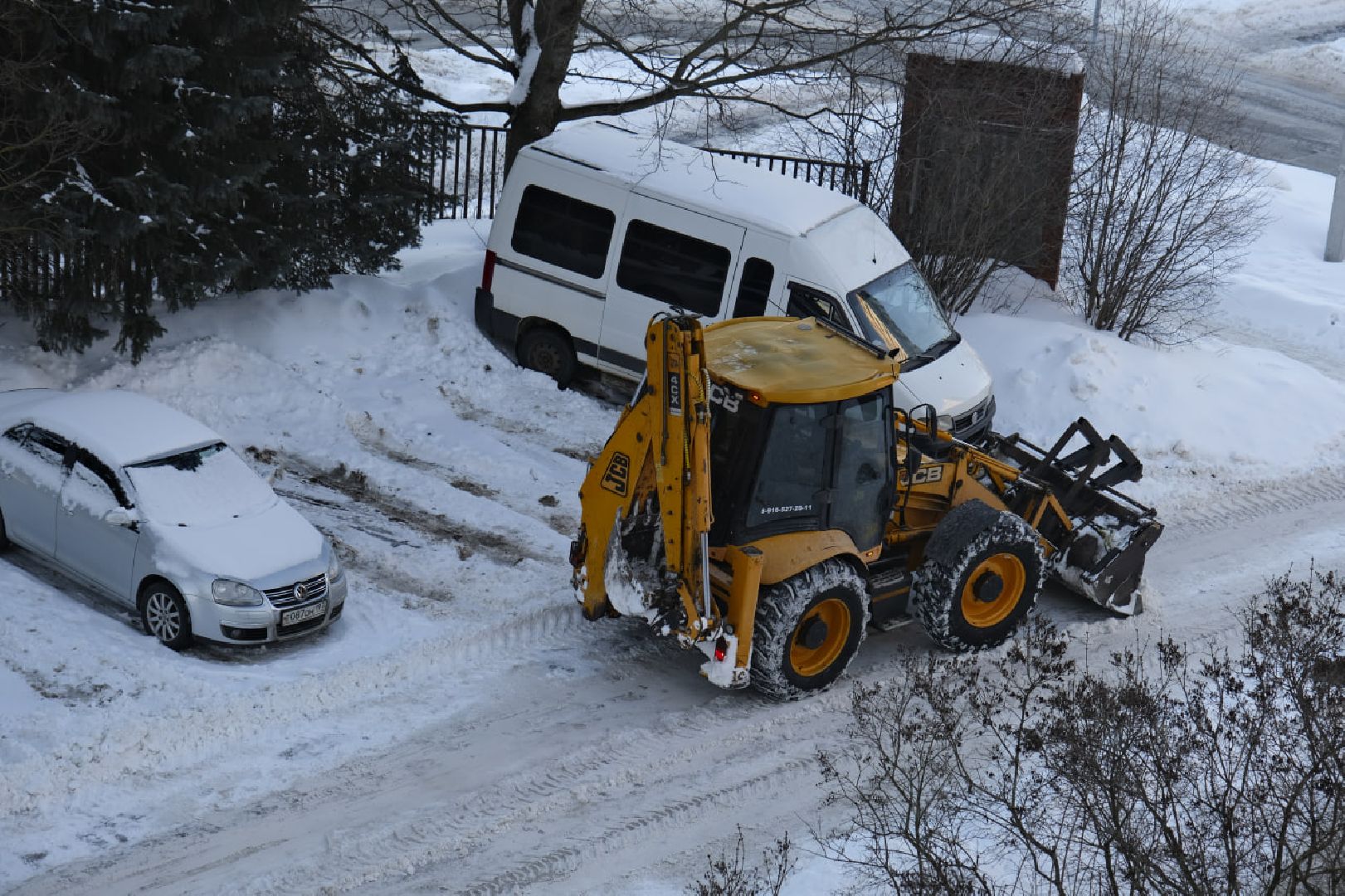 пущино, уборка снега, жкх, снег,