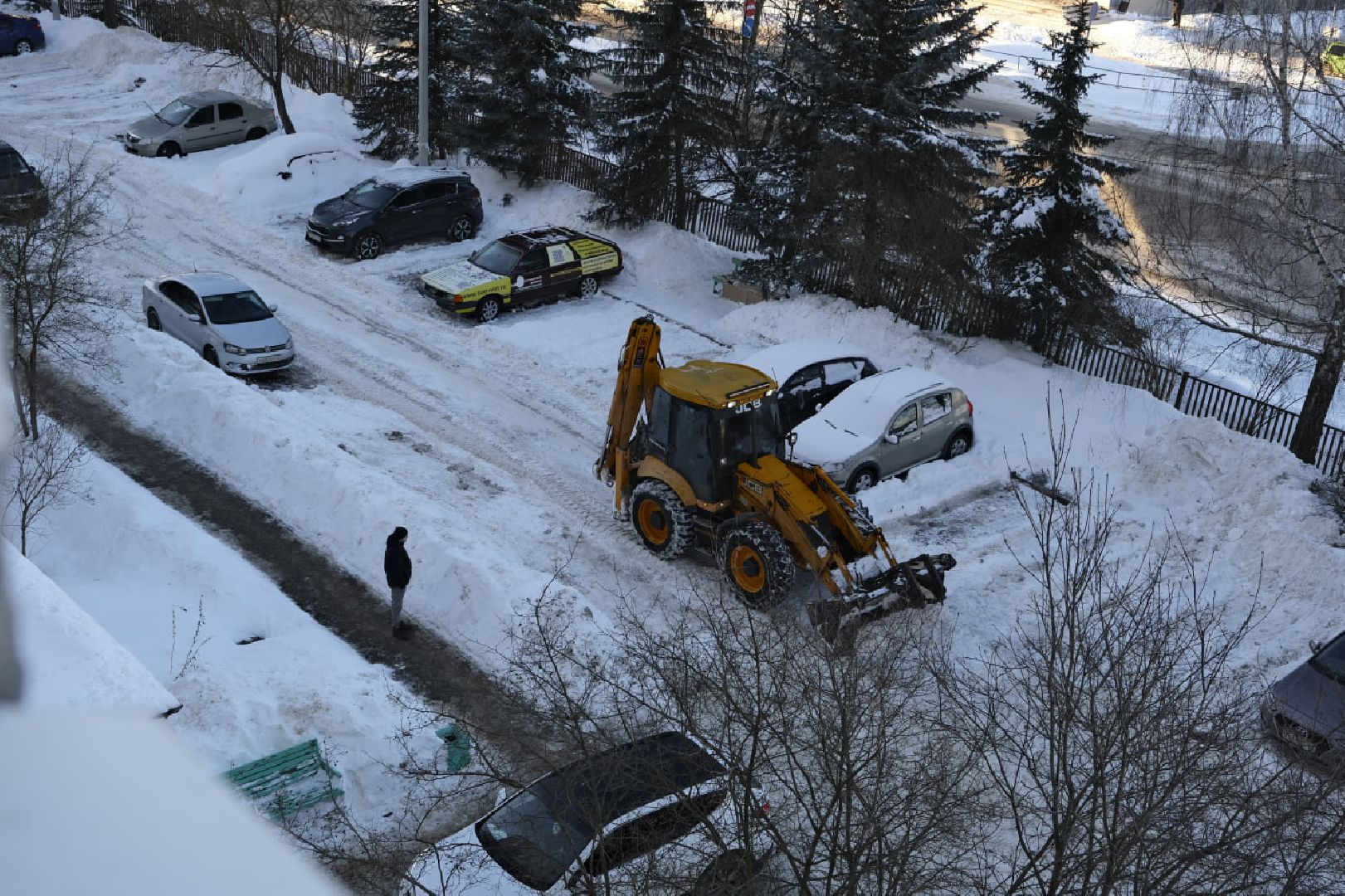 пущино, уборка снега, жкх, снег,