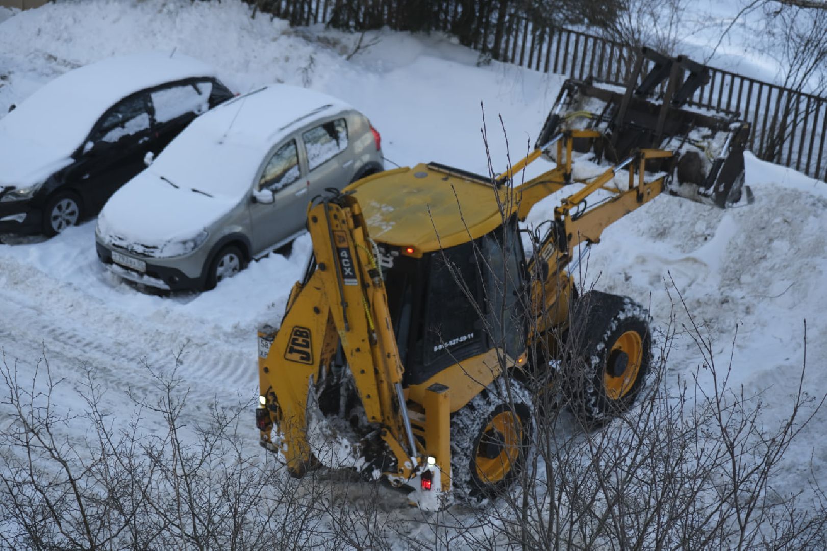 пущино, уборка снега, жкх, снег,
