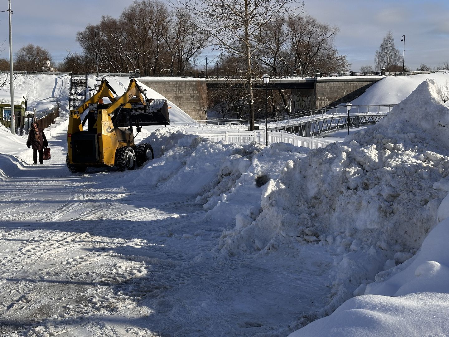 Клин, общество, зима, снег, очистка дорог,