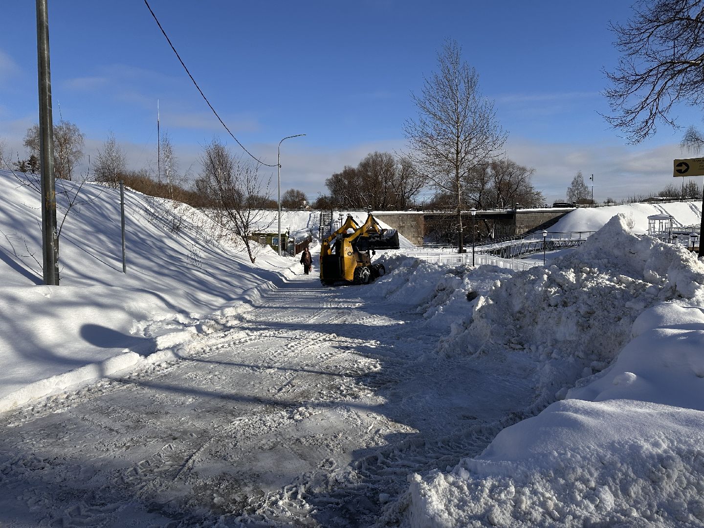 Клин, общество, зима, снег, очистка дорог,