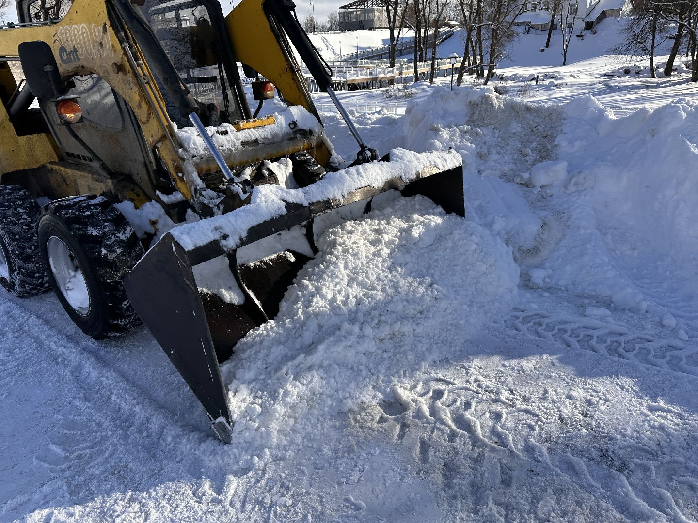 Клин, общество, зима, снег, очистка дорог,