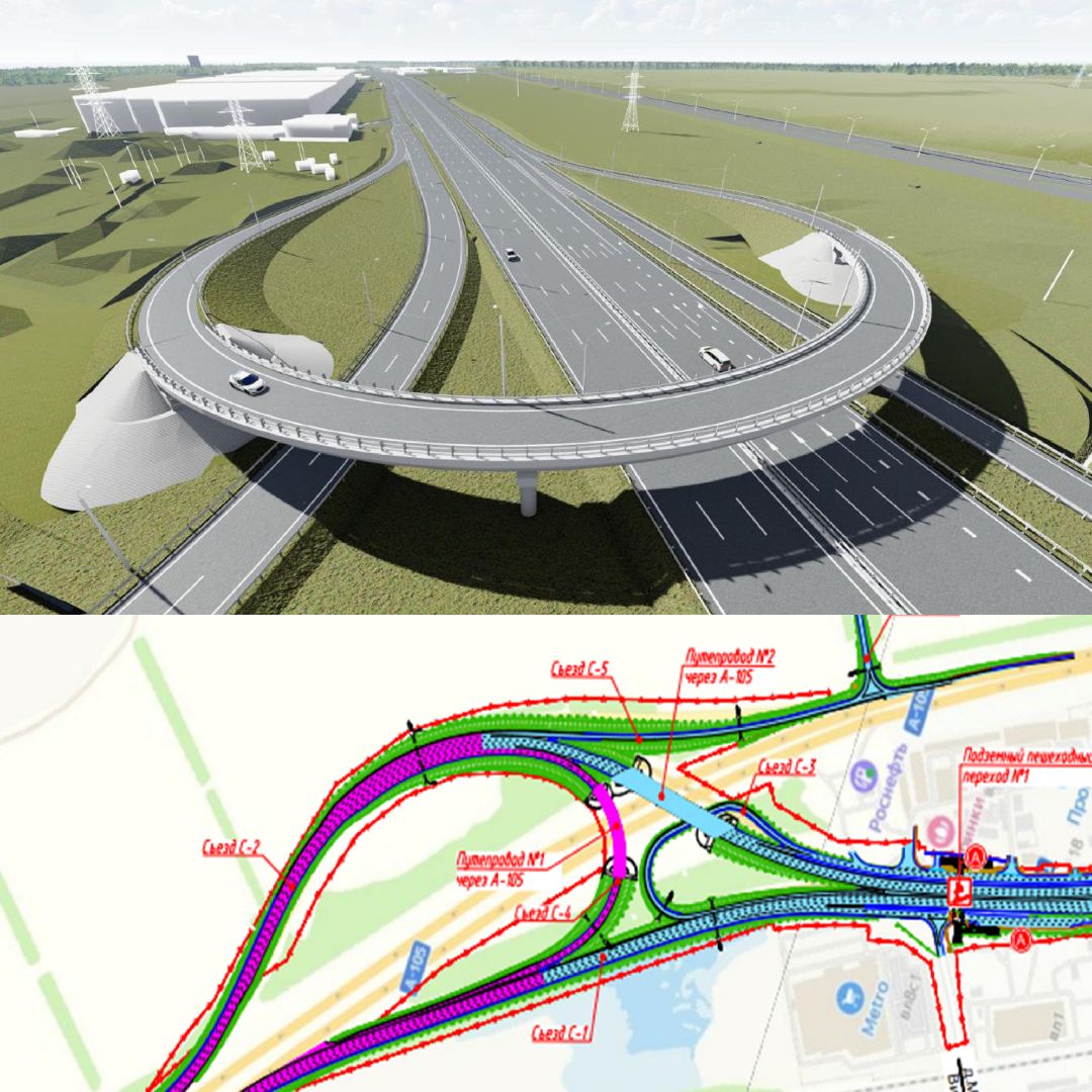 развязка, володарское шоссе, каширское шоссе, ленинский,