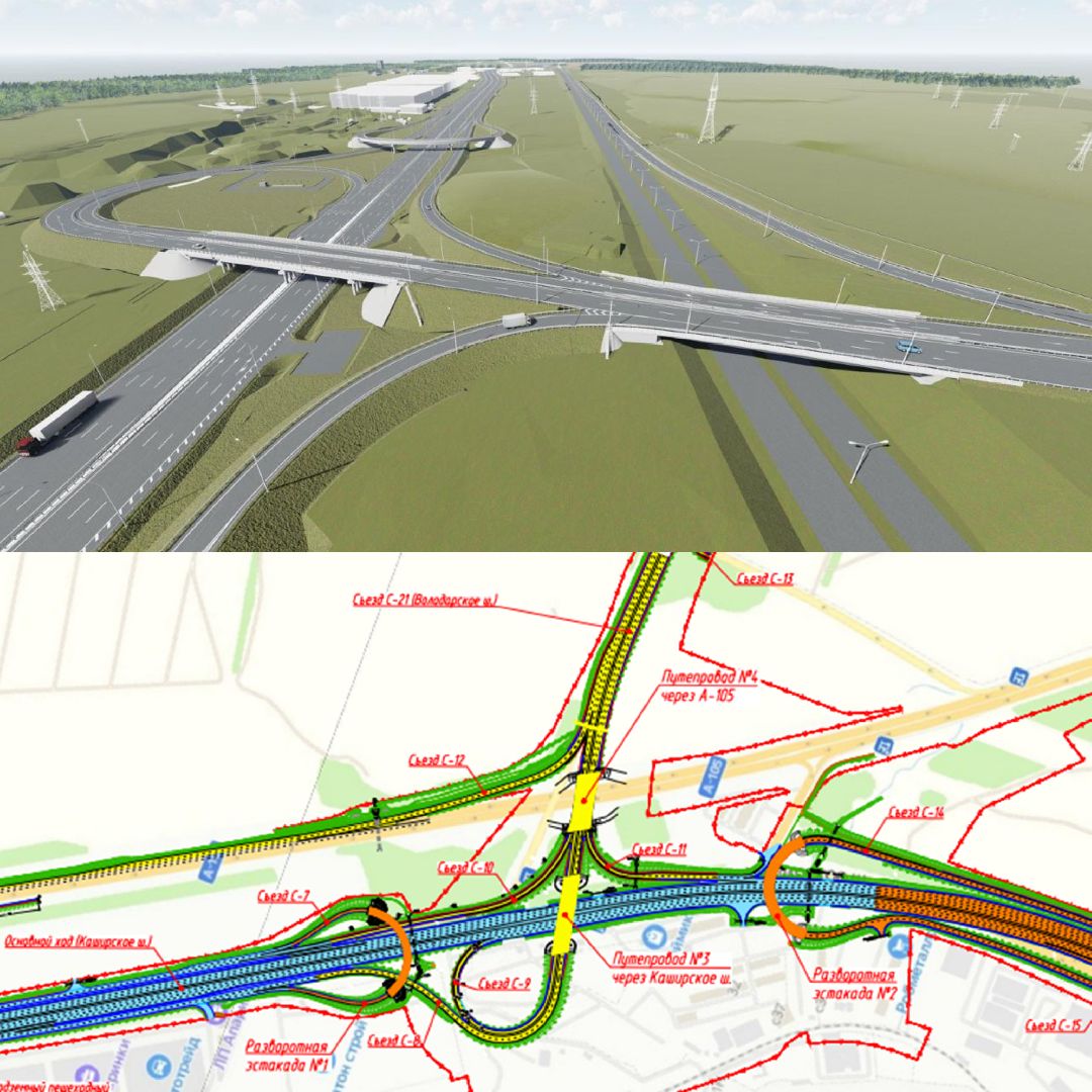 развязка, володарское шоссе, каширское шоссе, ленинский,