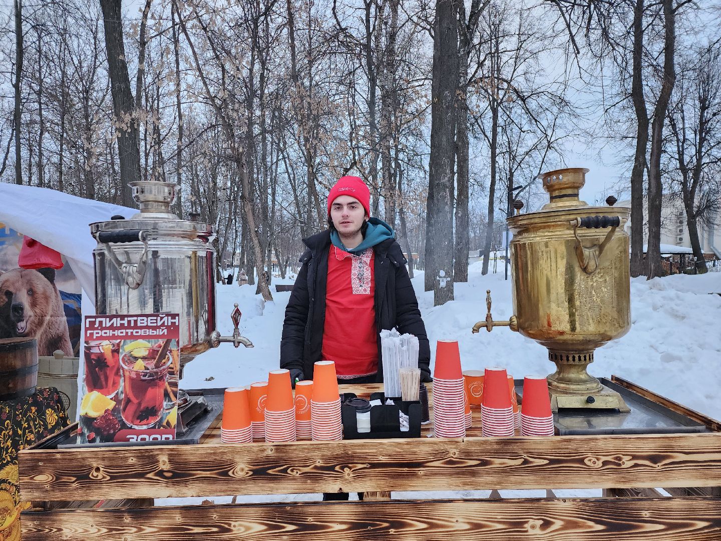 серпухов, подмосковье, парк имени олега степанова, зима в подмосковье,
