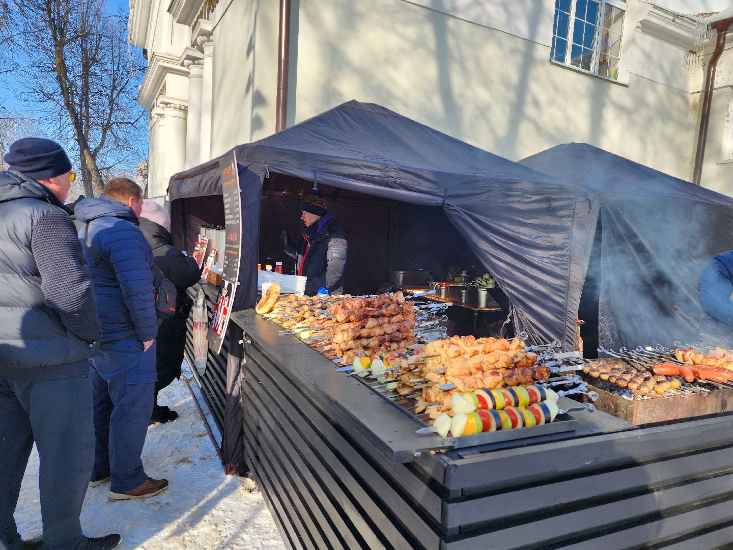 серпухов, подмосковье, парк имени олега степанова, зима в подмосковье,