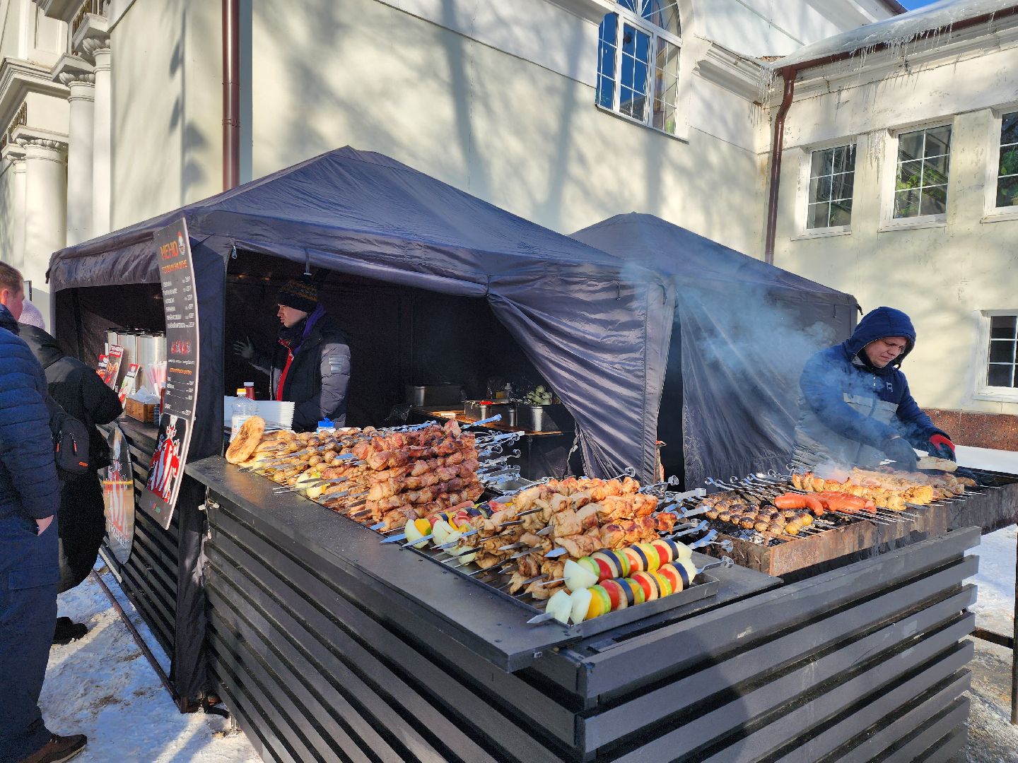 серпухов, подмосковье, парк имени олега степанова, зима в подмосковье,