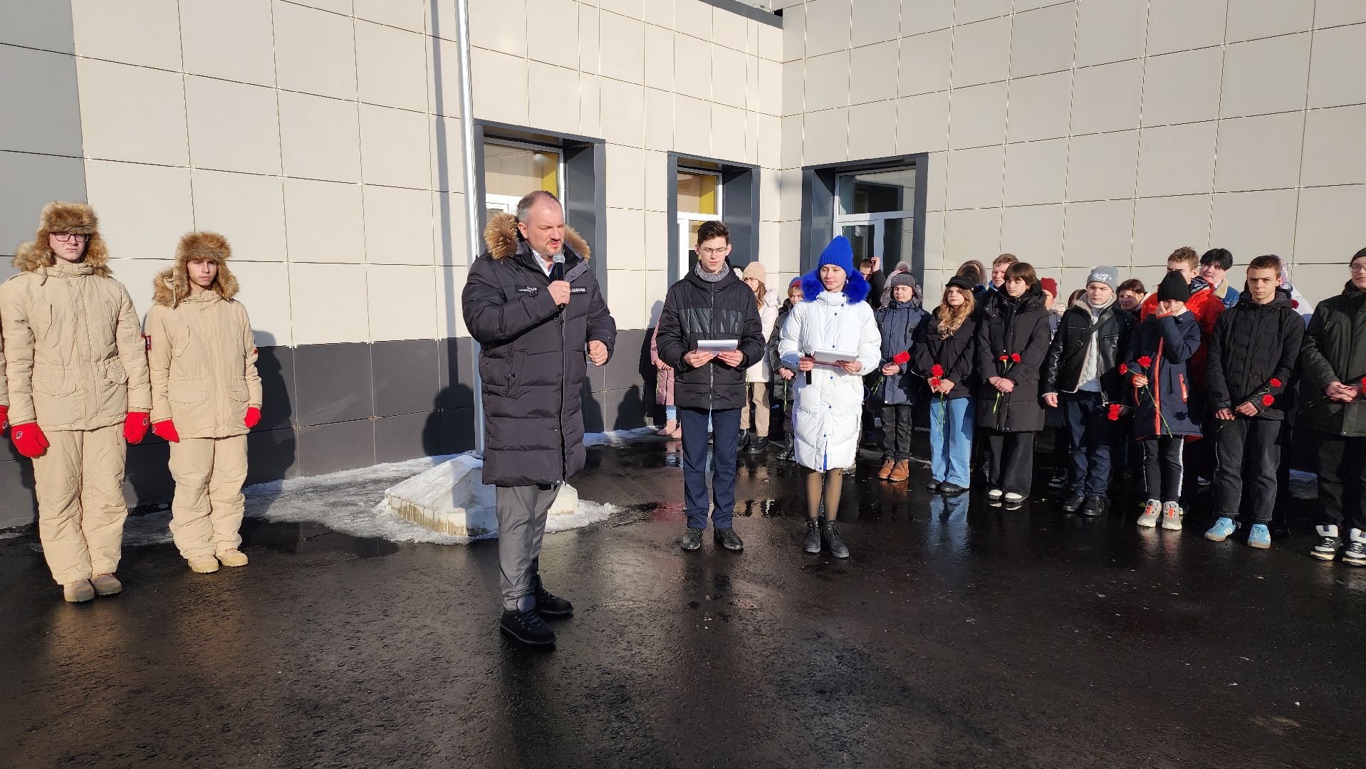 кашира, мемориальная доска, сво, школа 9, боевое братство, николай кульнев,