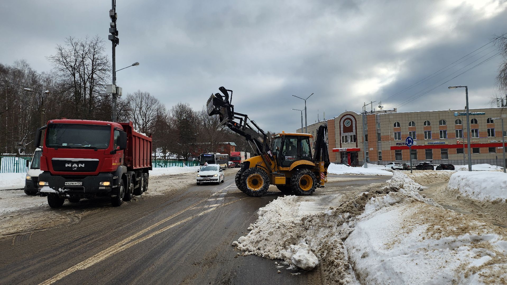 уборка снега и наледи, уборка дорог,