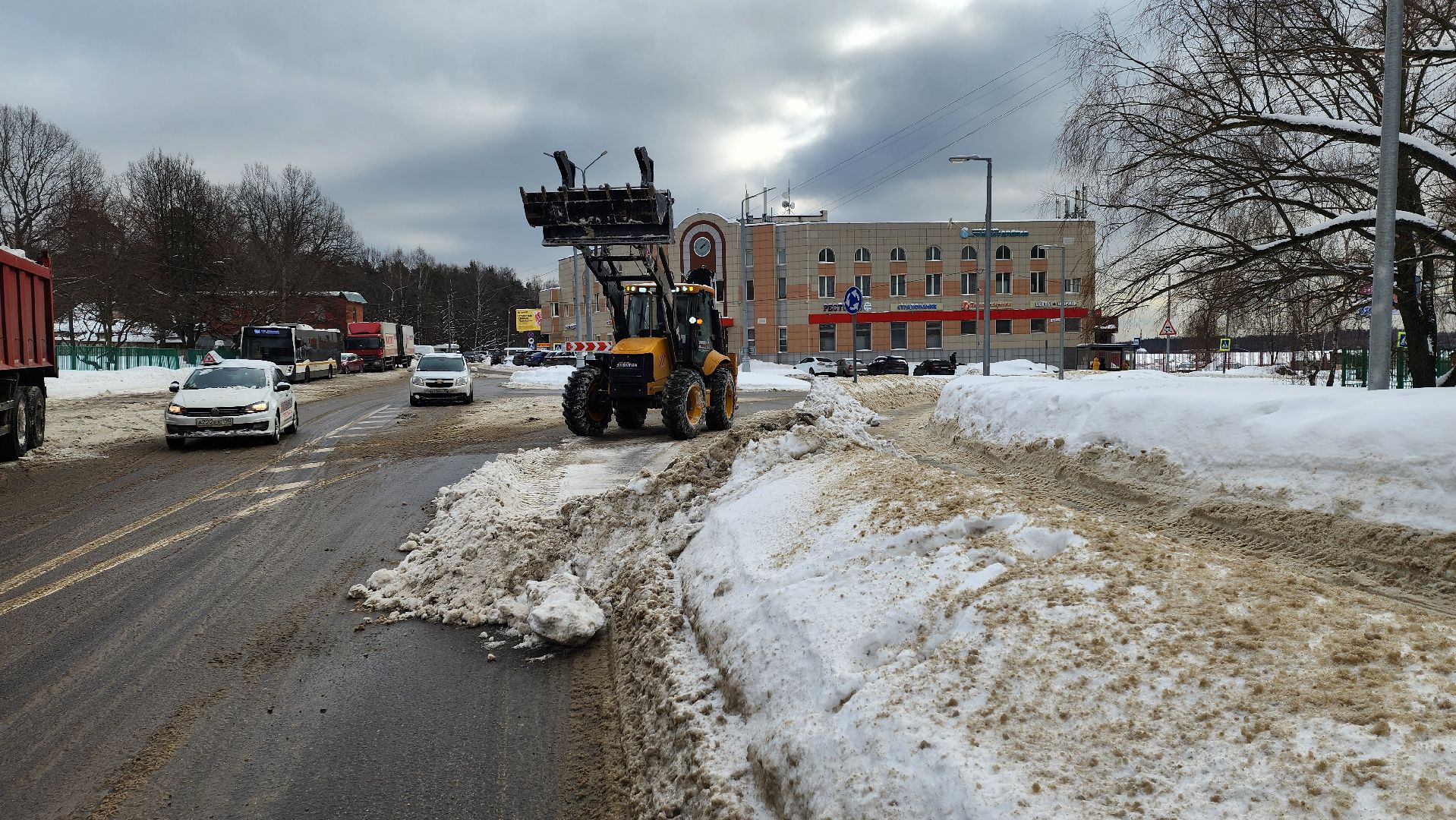 уборка снега и наледи, уборка дорог,