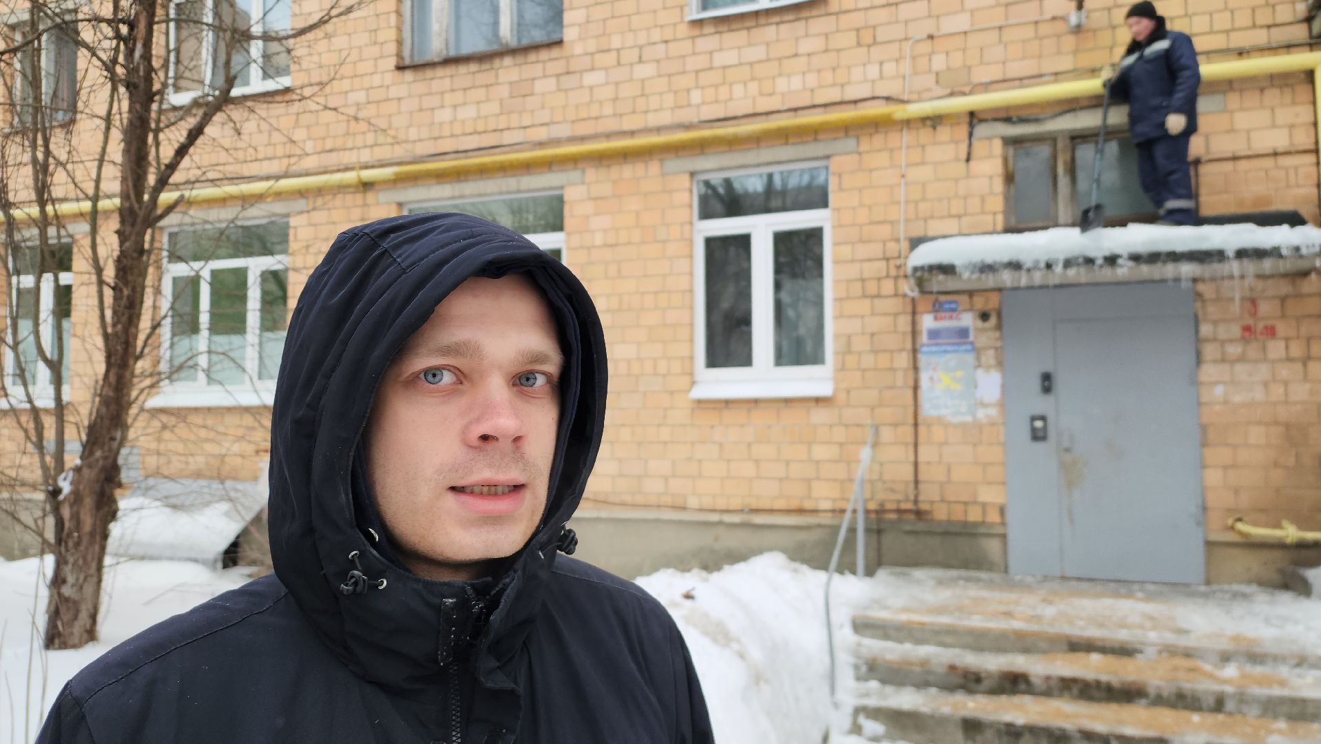 серпухов, микр им ногина, улица физкультурная, наледь, управляющая компания, гололед,