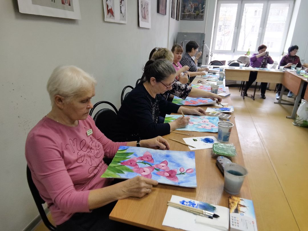 Балашиха, активное долголетие, старшее поколение, социальная политика, художественная школа, пенсионеры, творчество, социальный проект