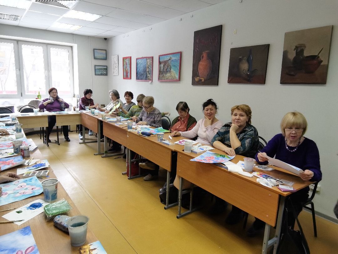 Балашиха, активное долголетие, старшее поколение, социальная политика, художественная школа, пенсионеры, творчество, социальный проект