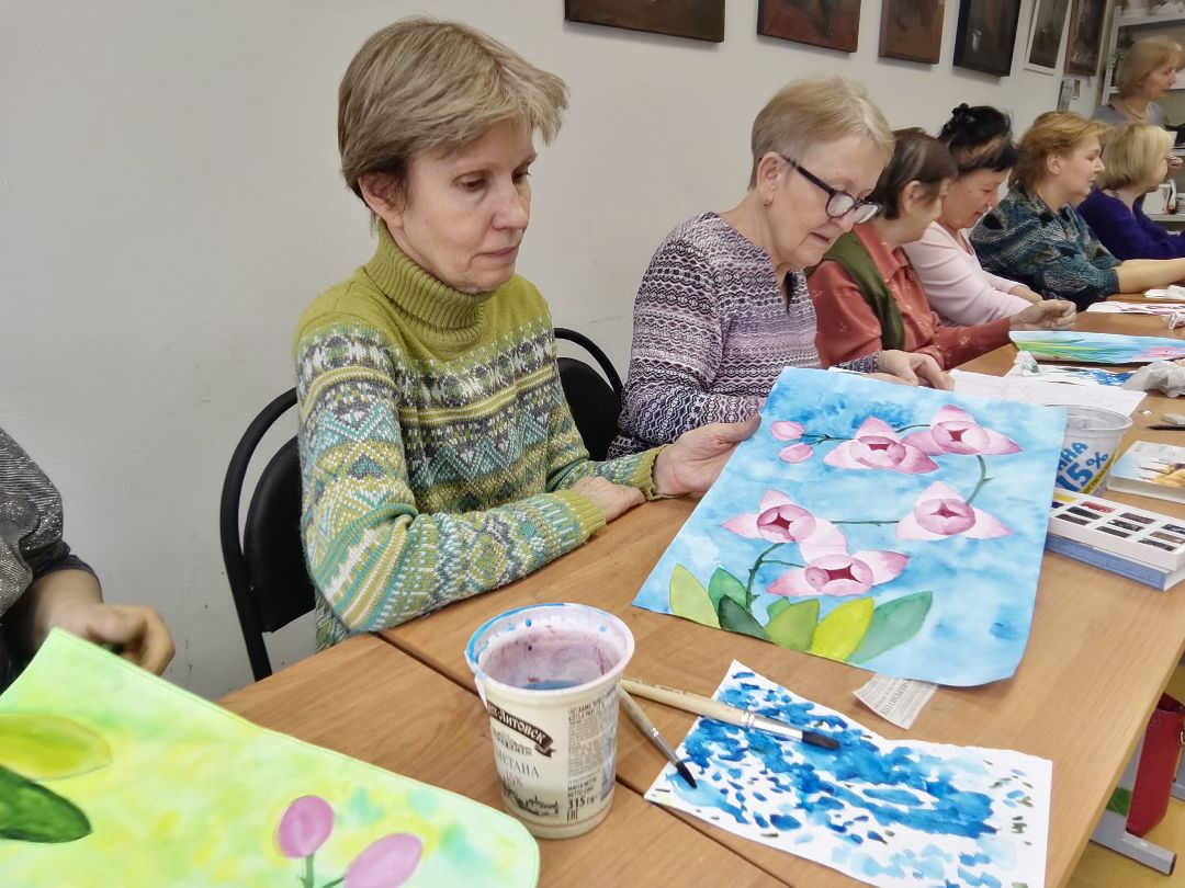 Балашиха, активное долголетие, старшее поколение, социальная политика, художественная школа, пенсионеры, творчество, социальный проект