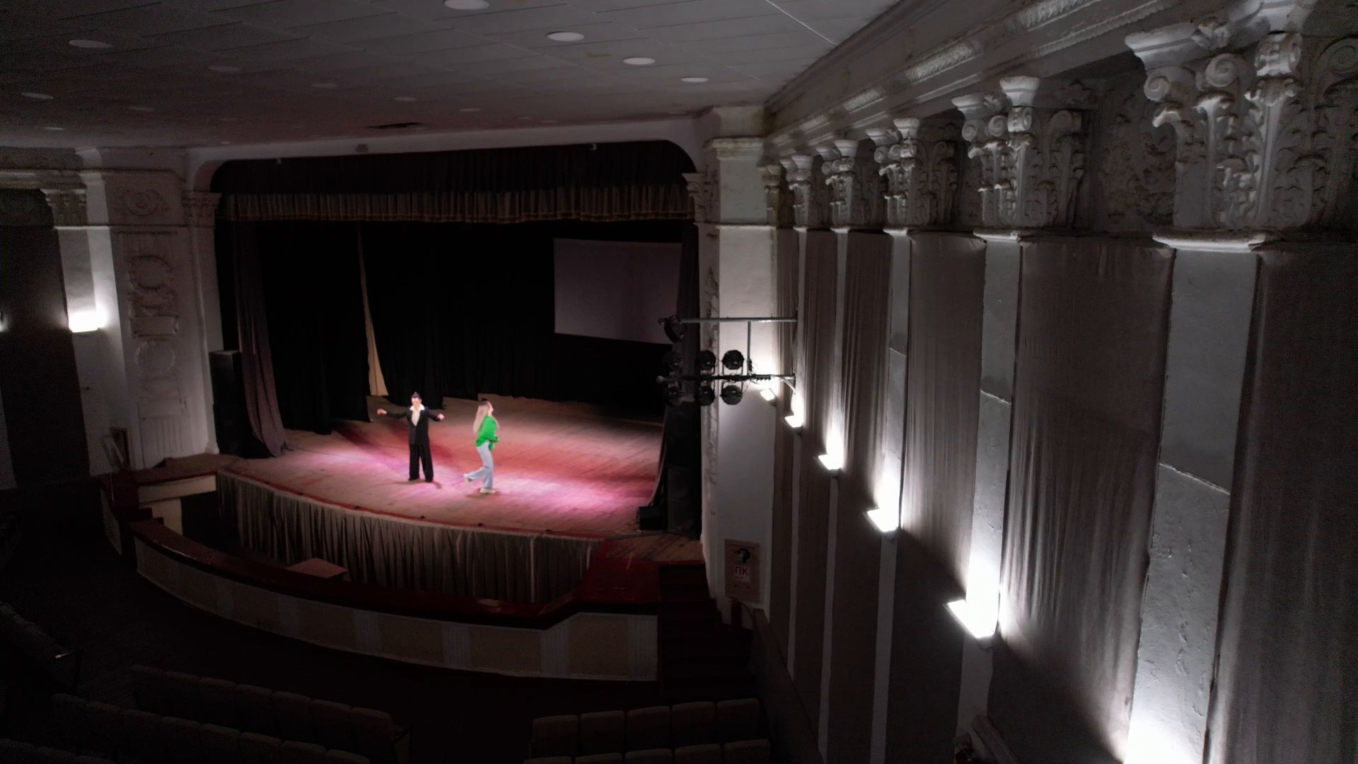 видео с коптера, дк,