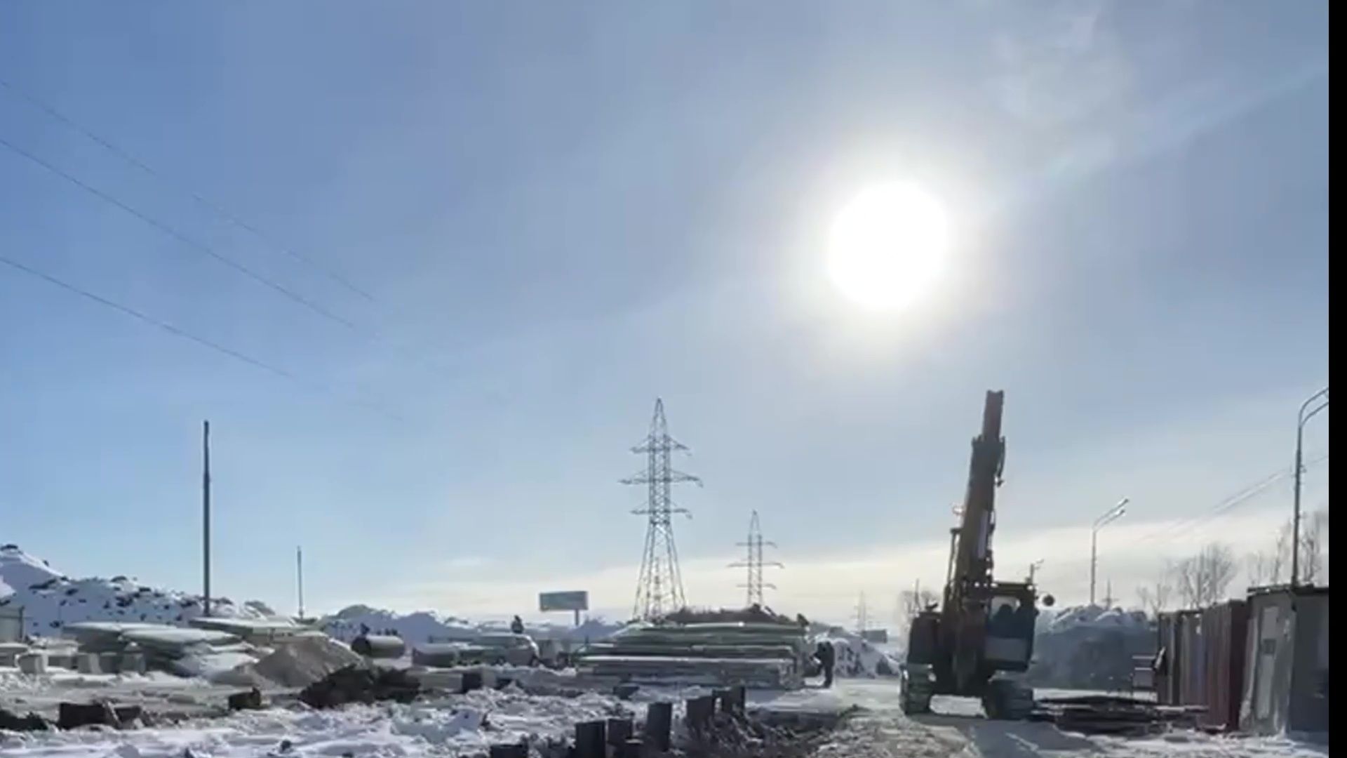 ленинский, каширское шоссе, строительство, котлован, рабочие, машины, дорога,