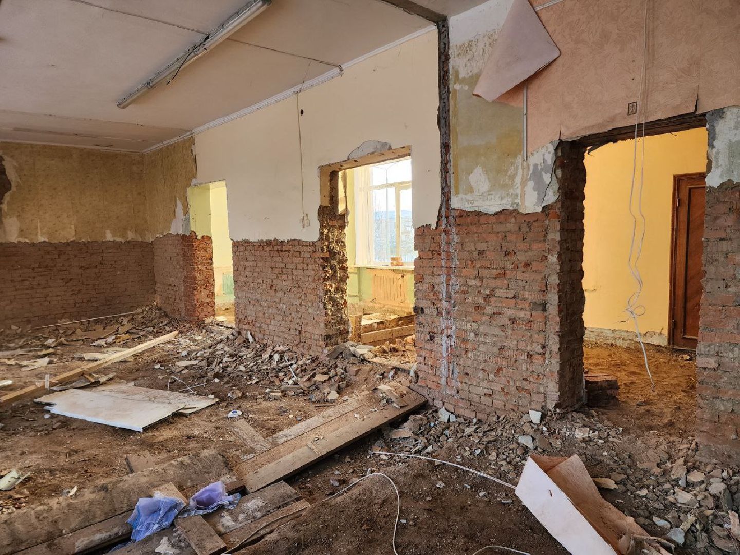 Солнечногорск, Ремонт, Школа, капитальный ремонт школы, ученики,