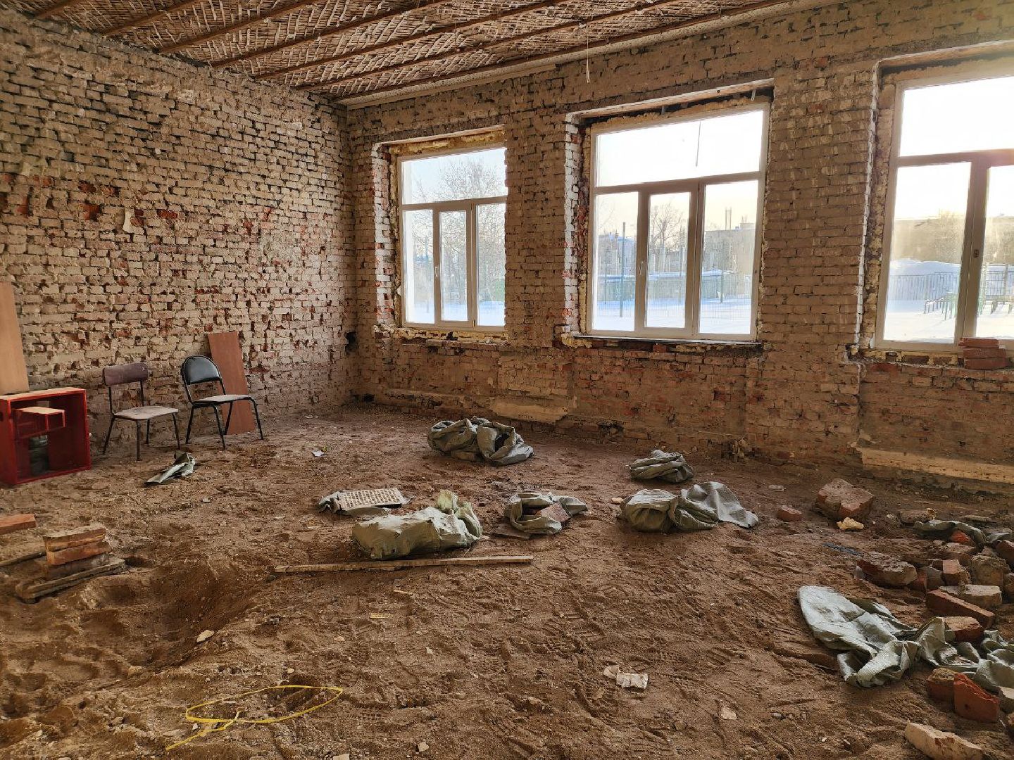 Солнечногорск, Ремонт, Школа, капитальный ремонт школы, ученики,