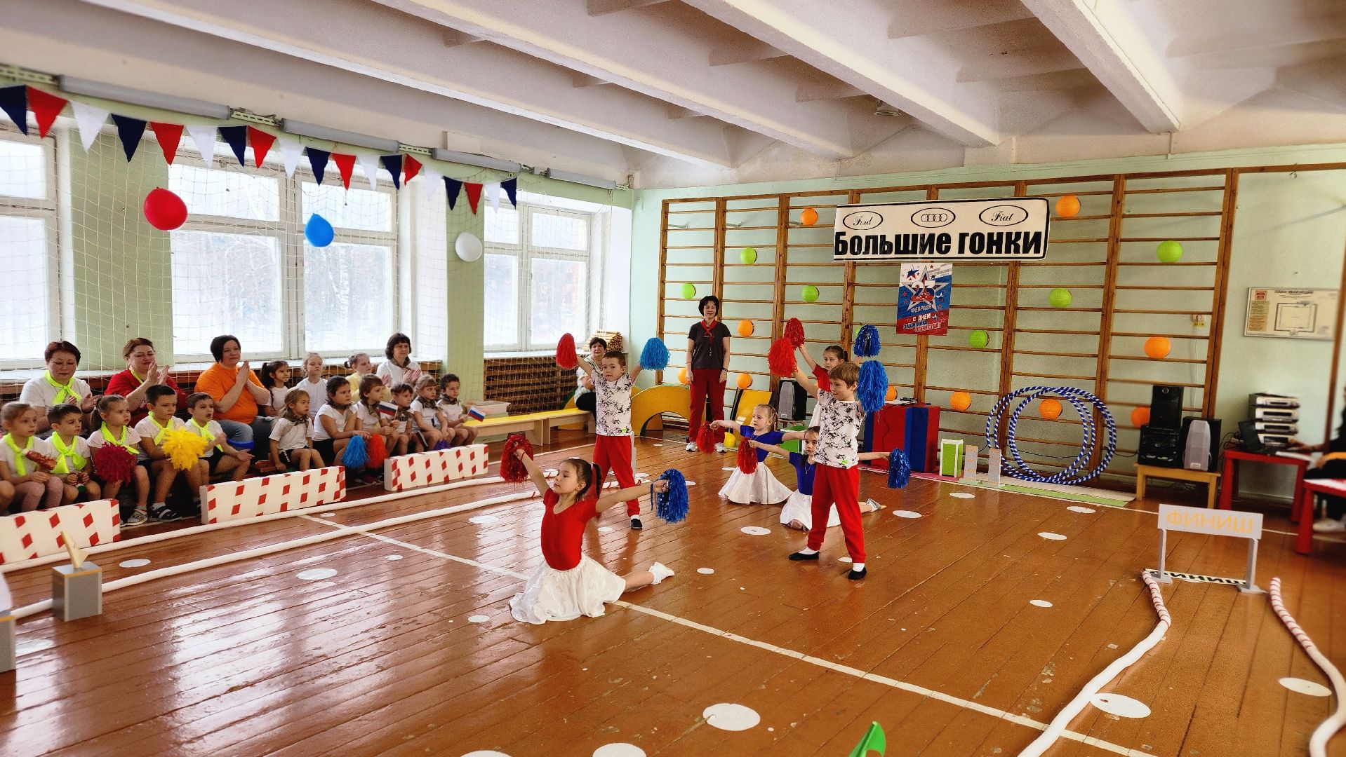 Большие гонки, Соревнования, Протвино, Дети, Детский сад,