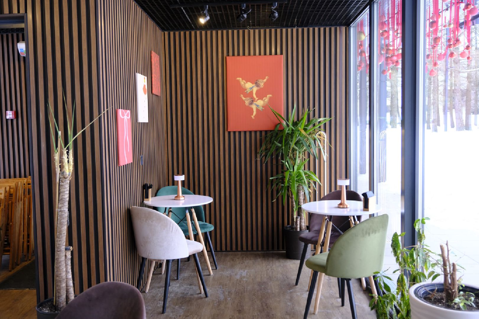 пущино, зима в подмосковье, общественное питание, еда, кофе,