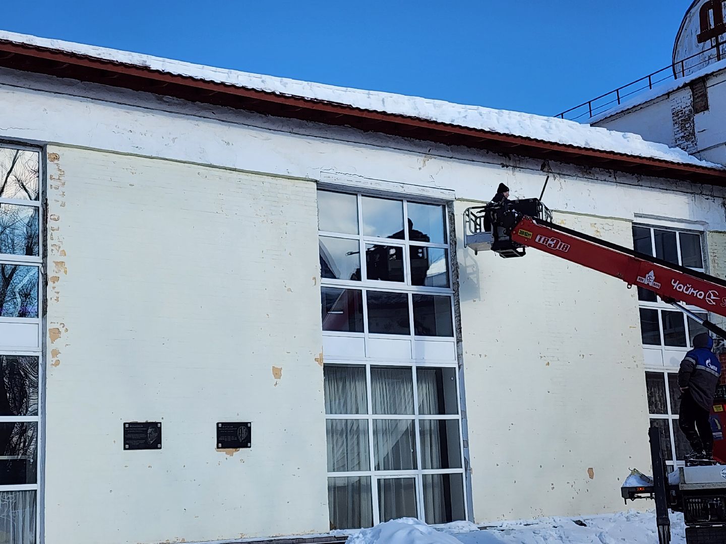 очистка крыш, очистка наледи, сосульки, орехово зуево,