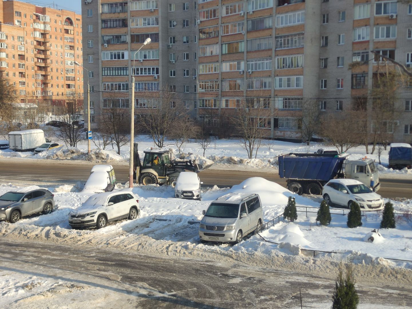 ЖКХ, Машинная уборка города, Дубна, Уборка снега,