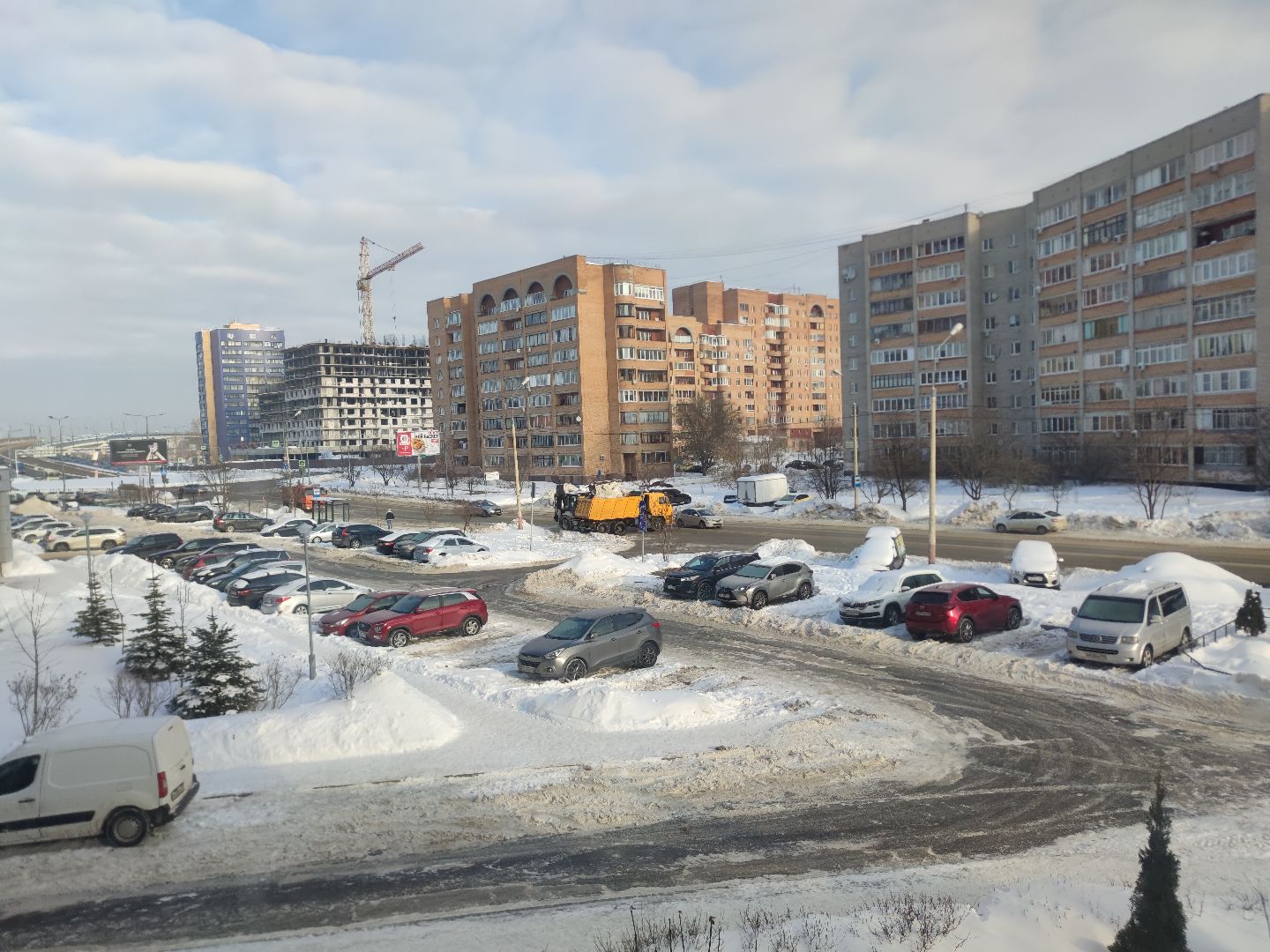 ЖКХ, Машинная уборка города, Дубна, Уборка снега,