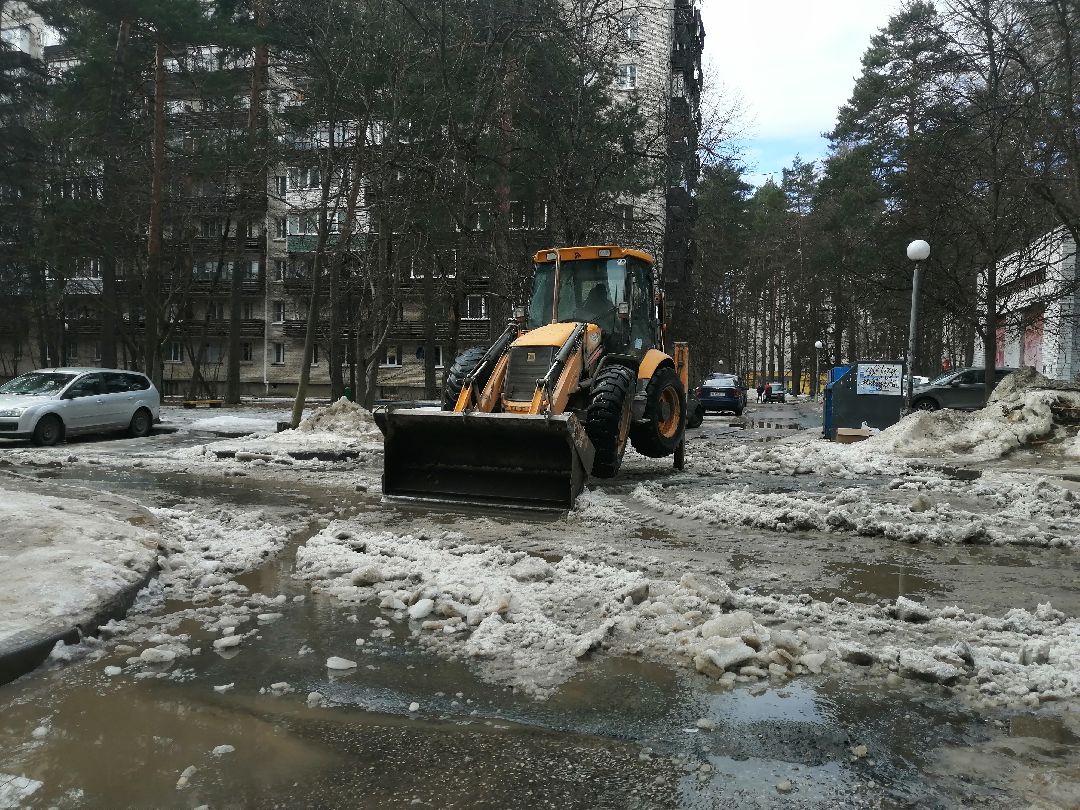 весна, Протвино, благоустройство