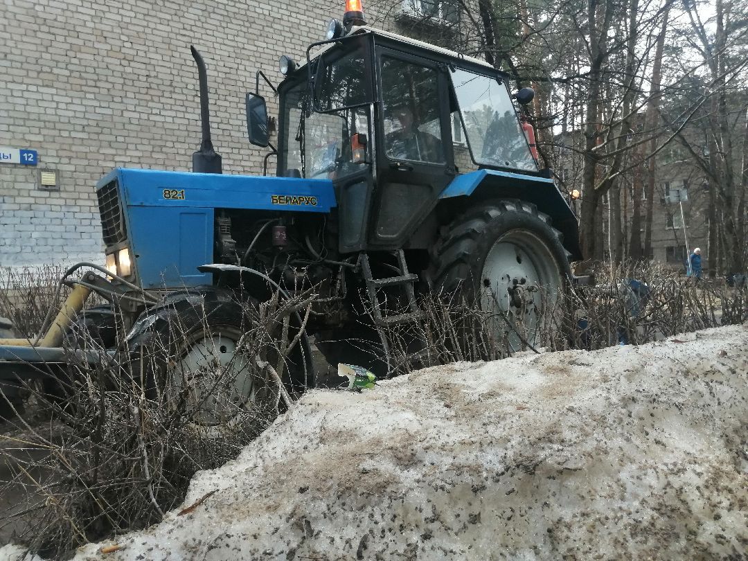 весна, Протвино, благоустройство
