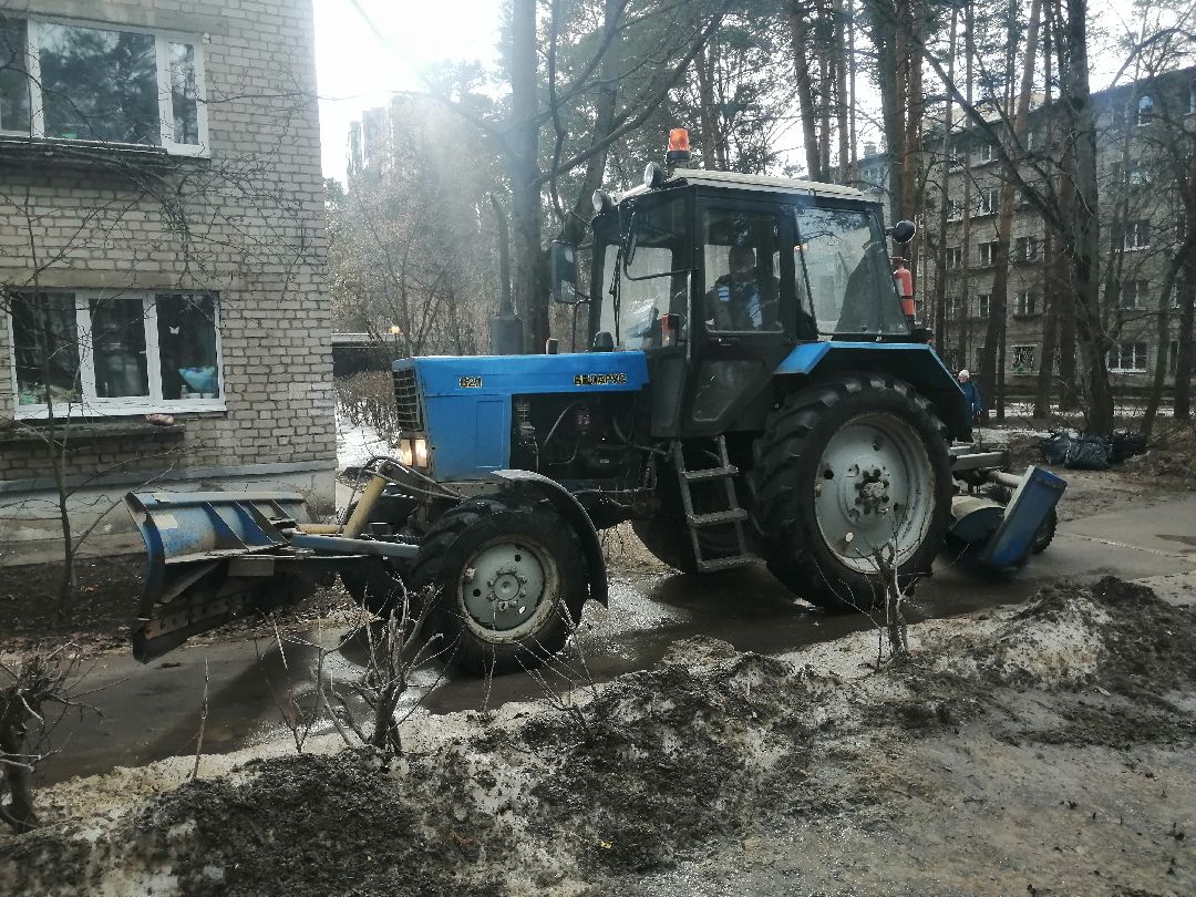 весна, Протвино, благоустройство